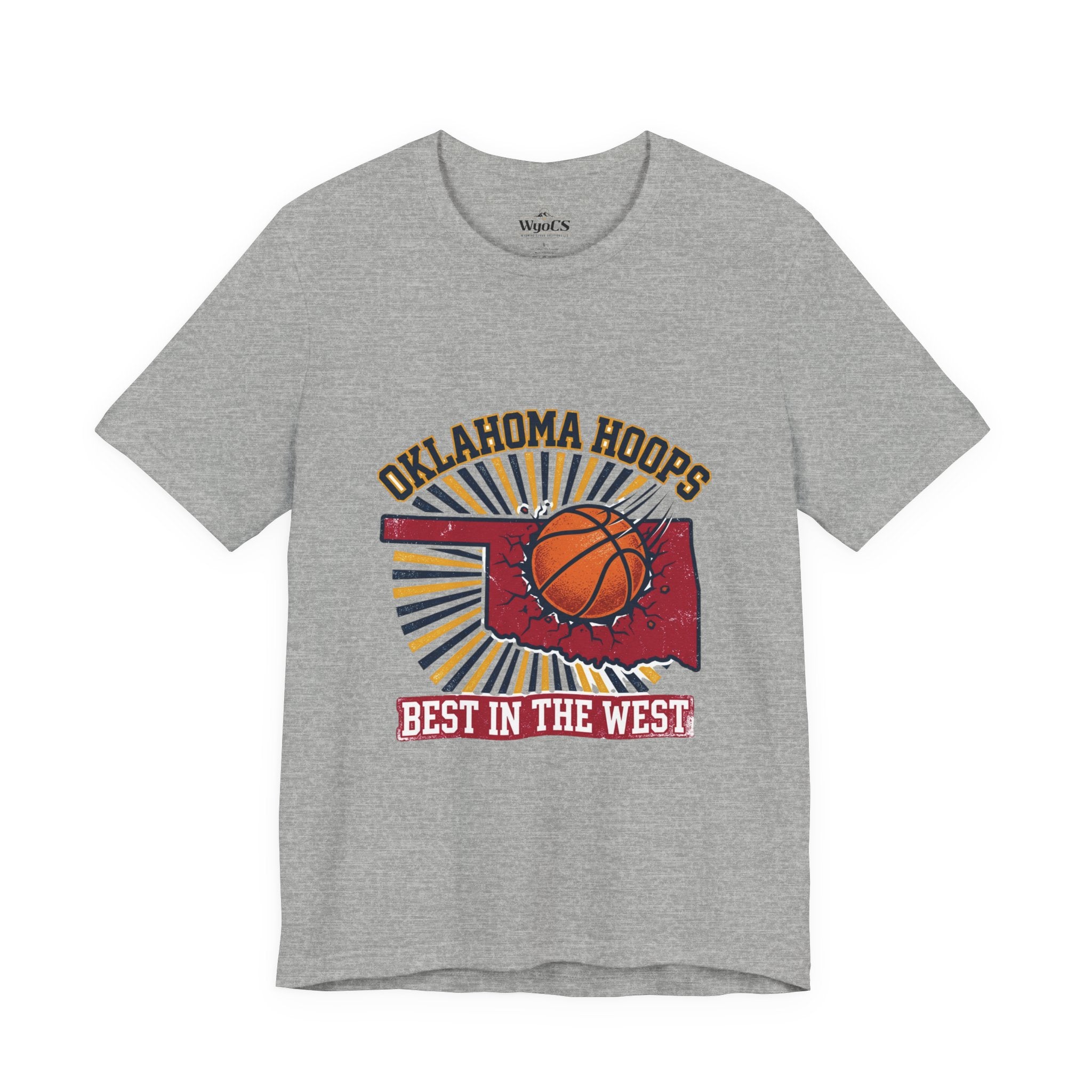Oklahoma Hoops 'Best in the West' T-Shirt | OKC pride, vintage collegiate hoops