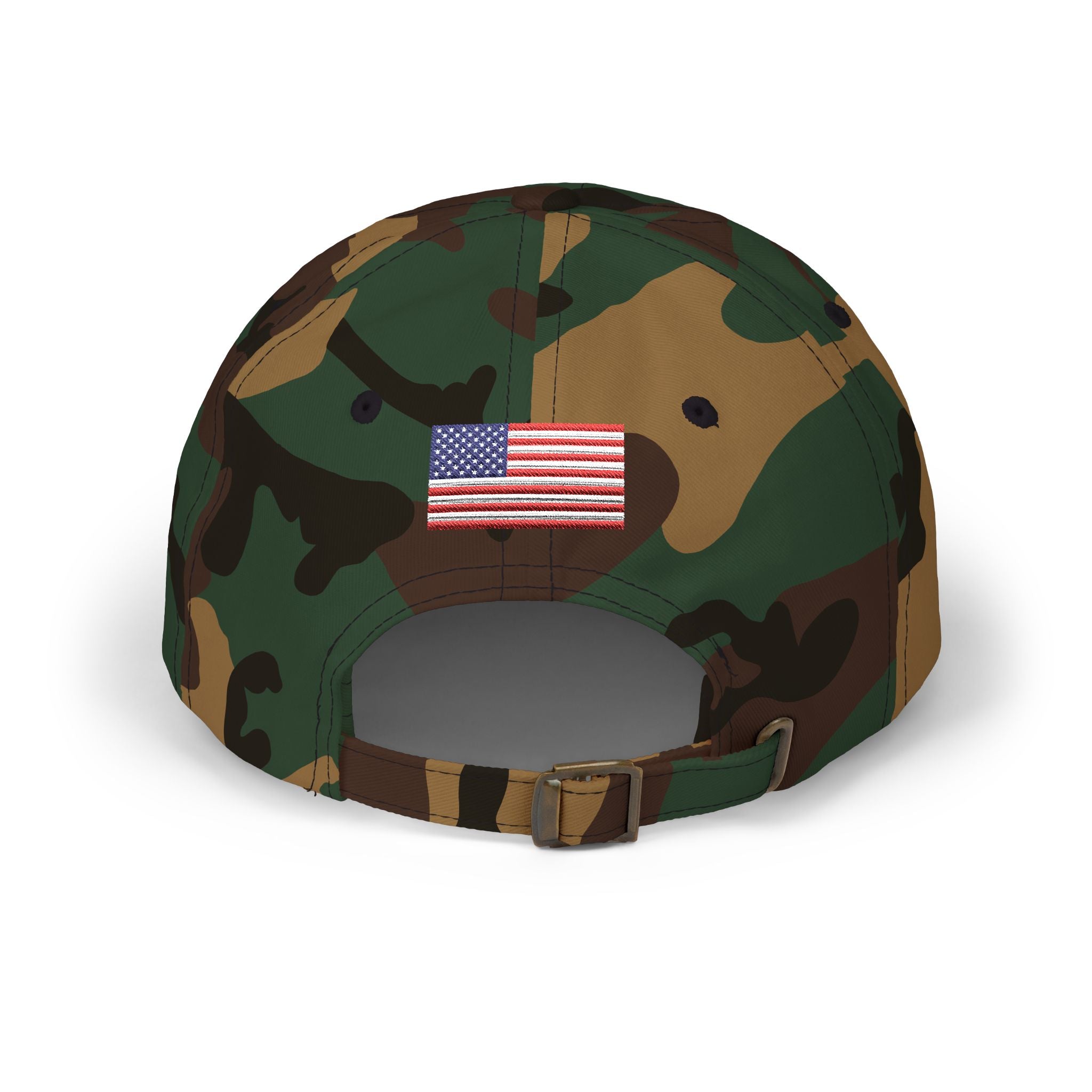 American Veteran Dad Cap - Patriotic Flag Embroidered Baseball Hat