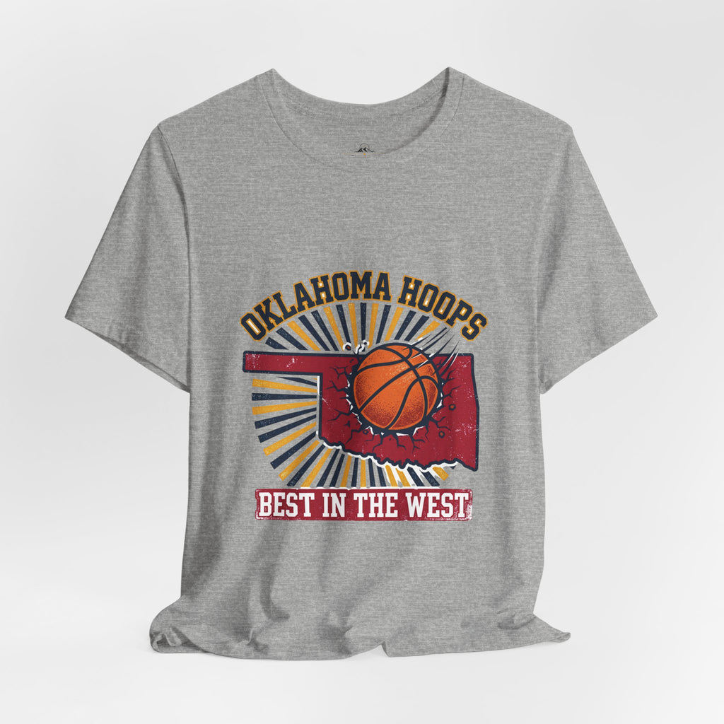 Oklahoma Hoops 'Best in the West' T-Shirt | OKC pride, vintage collegiate hoops