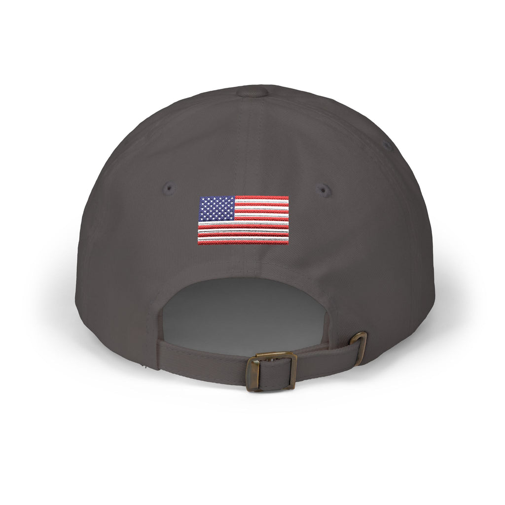 American Veteran Dad Cap - Patriotic Flag Embroidered Baseball Hat