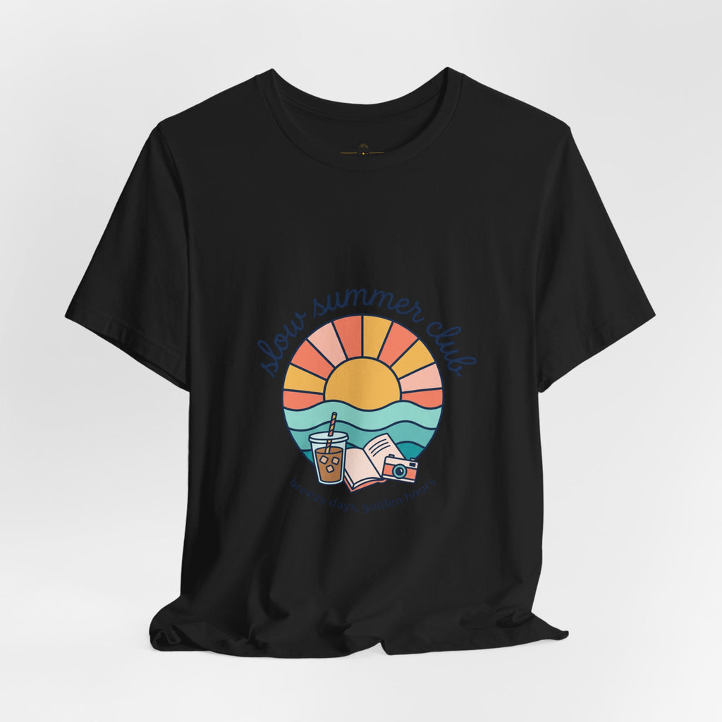 Sunny Summer Club Tee | summer aesthetic, coastal vibes, retro pastel