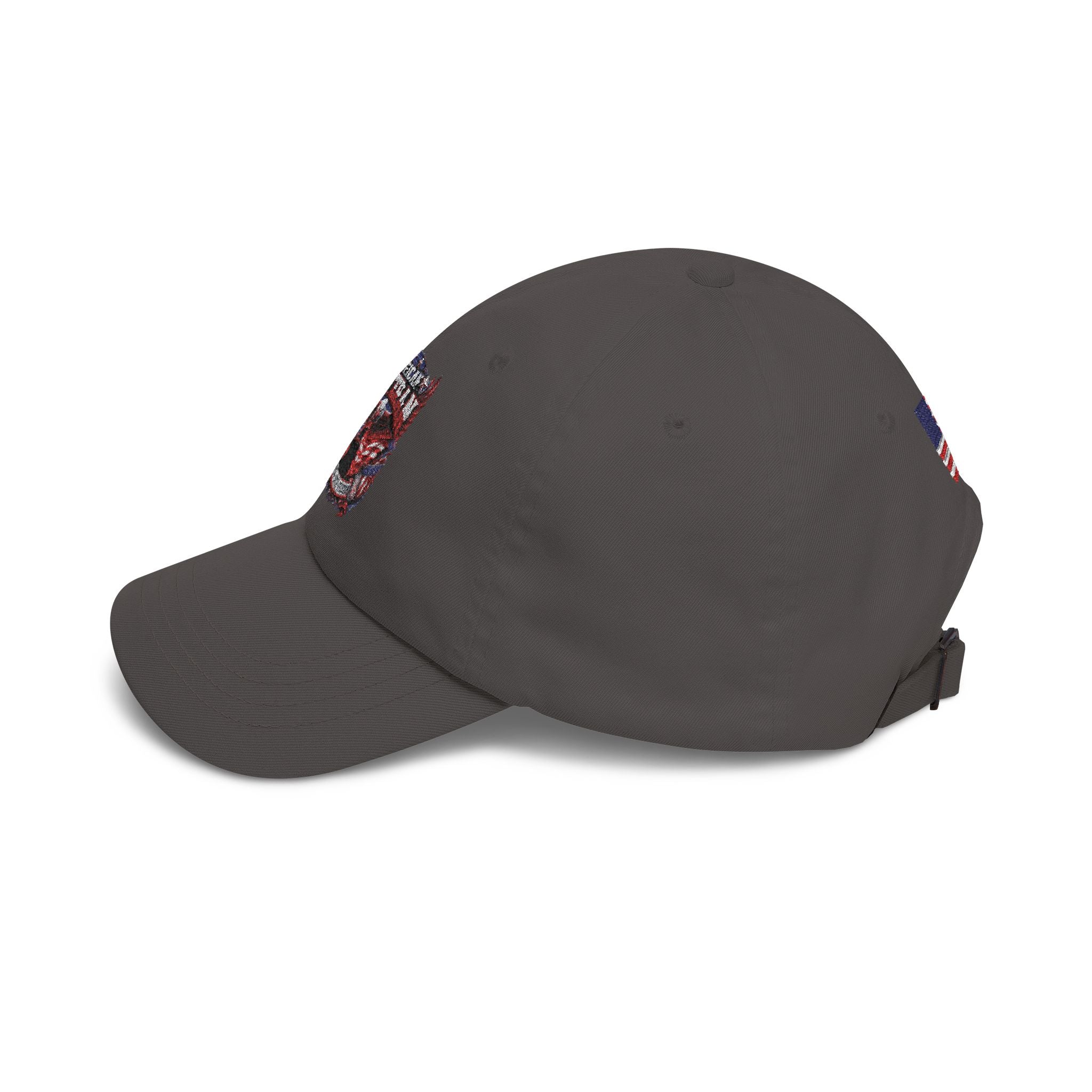 American Veteran Dad Cap - Patriotic Flag Embroidered Baseball Hat