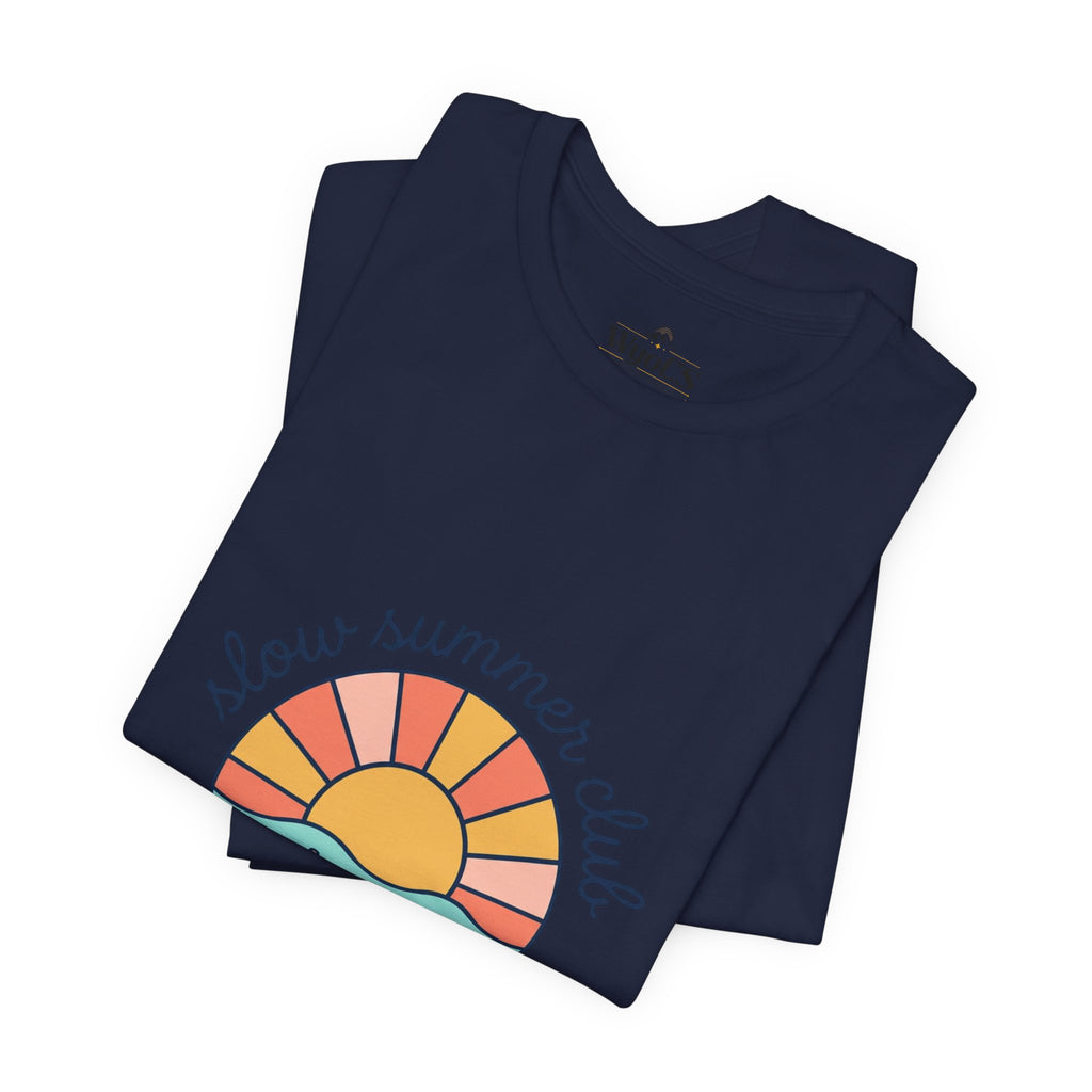 Sunny Summer Club Tee | summer aesthetic, coastal vibes, retro pastel
