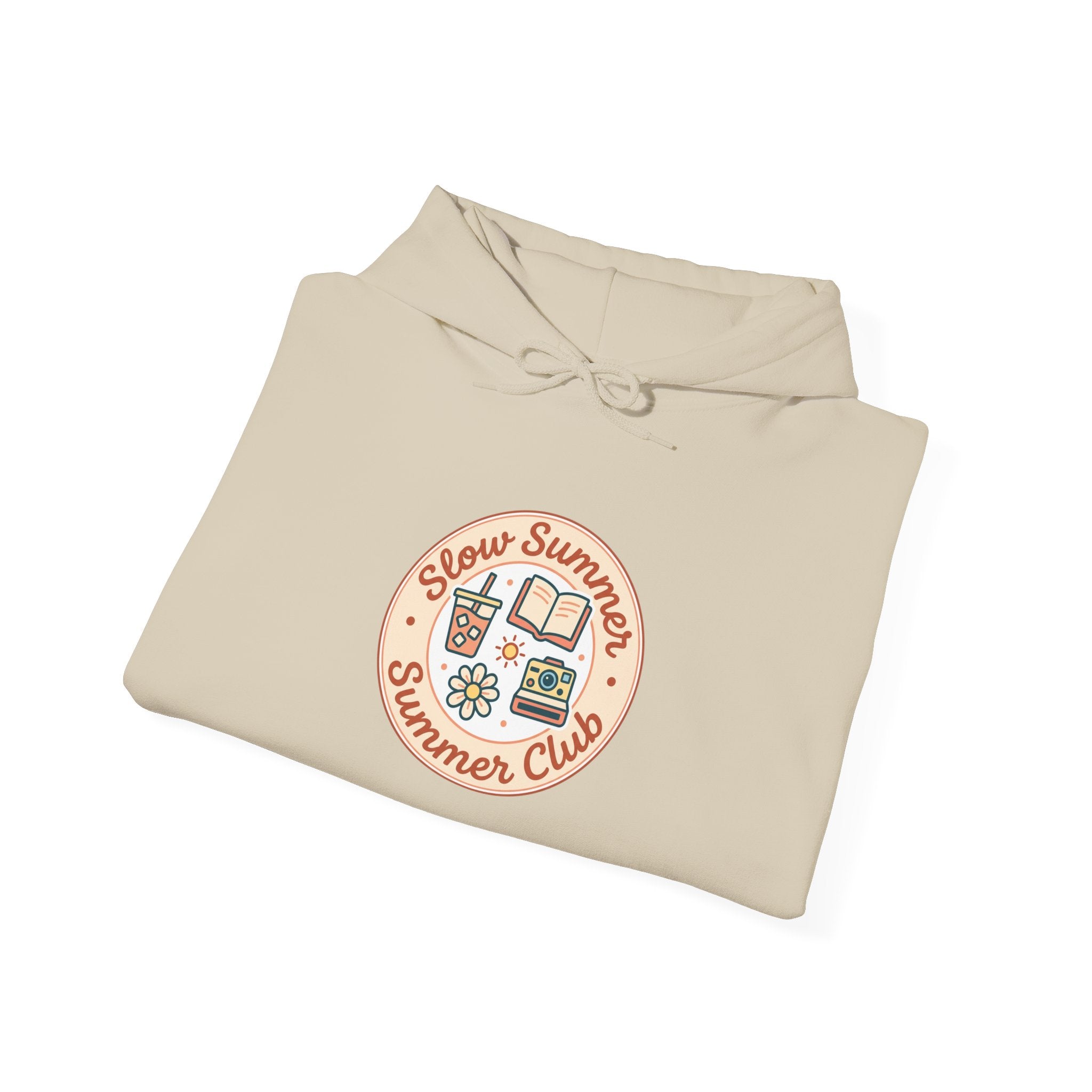 Slow Summer Club Hoodie | summer aesthetic, pastel coastal vibes