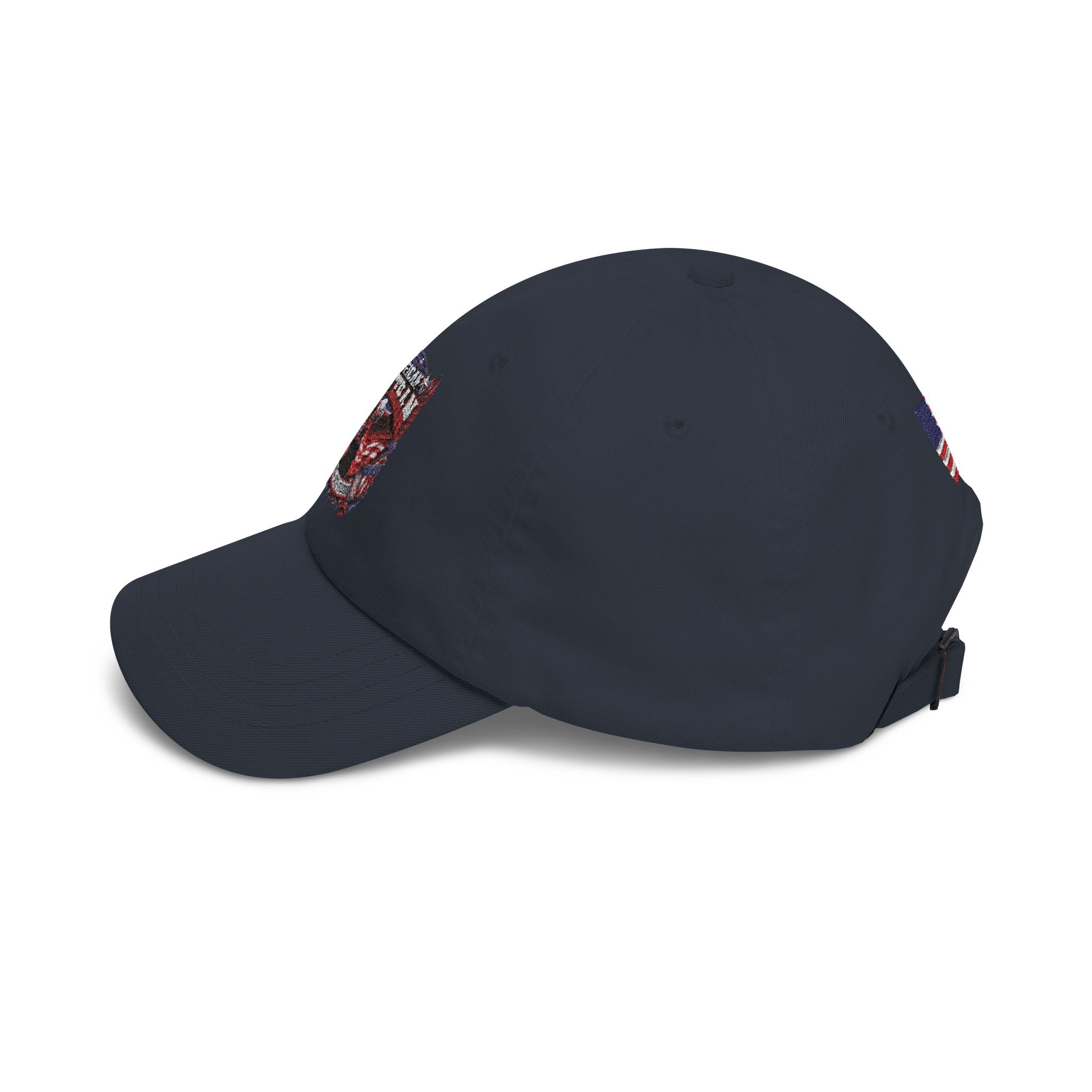 American Veteran Dad Cap - Patriotic Flag Embroidered Baseball Hat