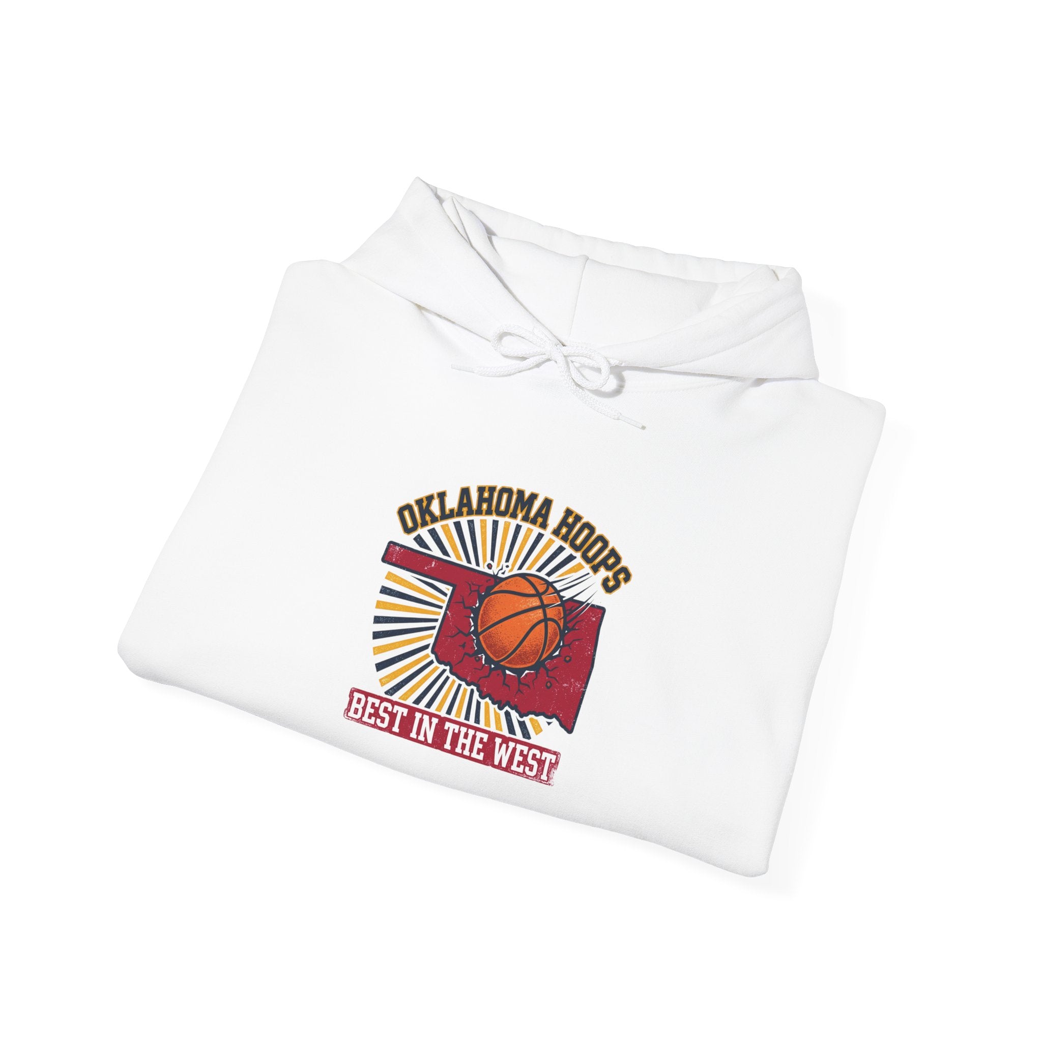 Oklahoma Hoops Hoodie | Oklahoma Basketball, Best in the West, Vintage Distressed