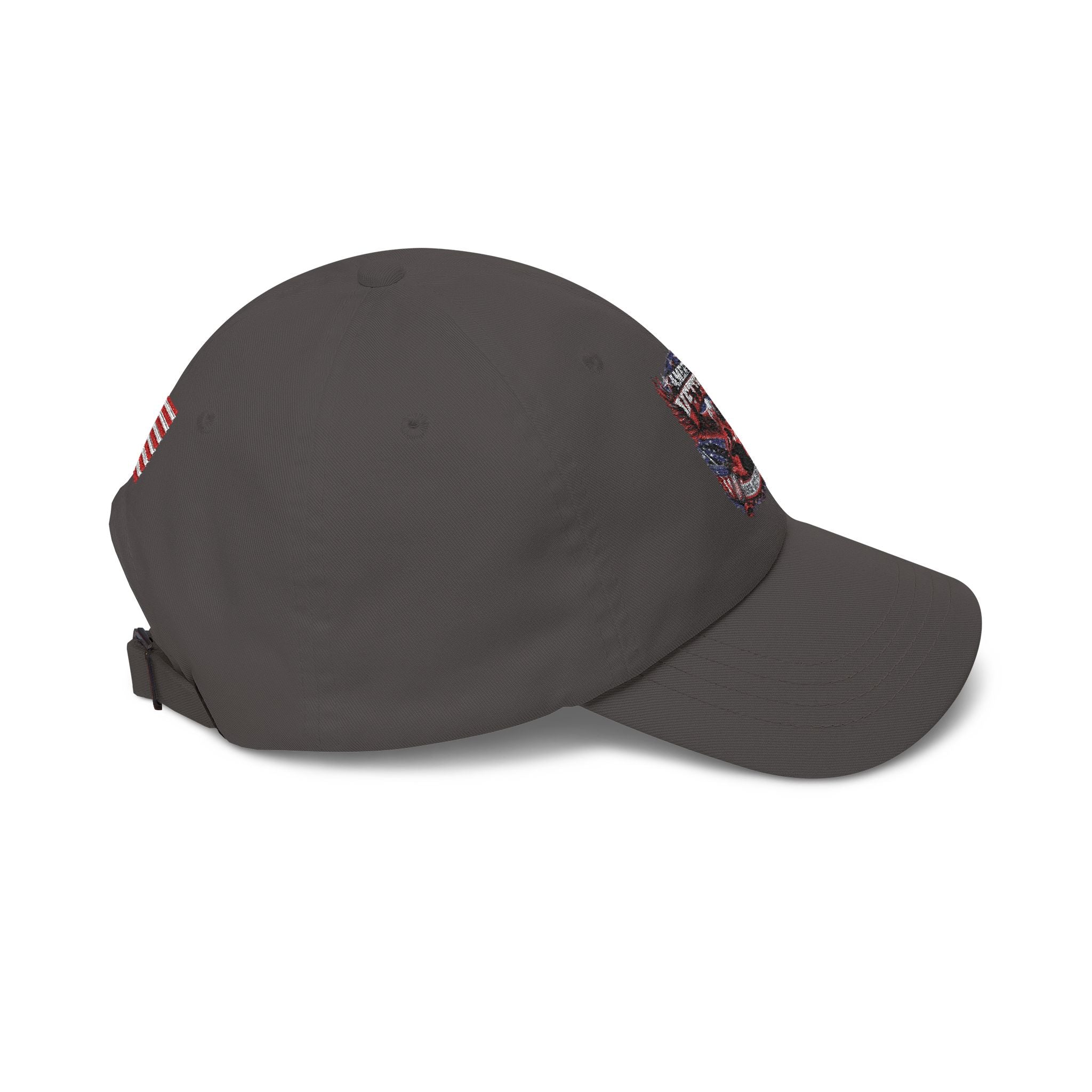 American Veteran Dad Cap - Patriotic Flag Embroidered Baseball Hat