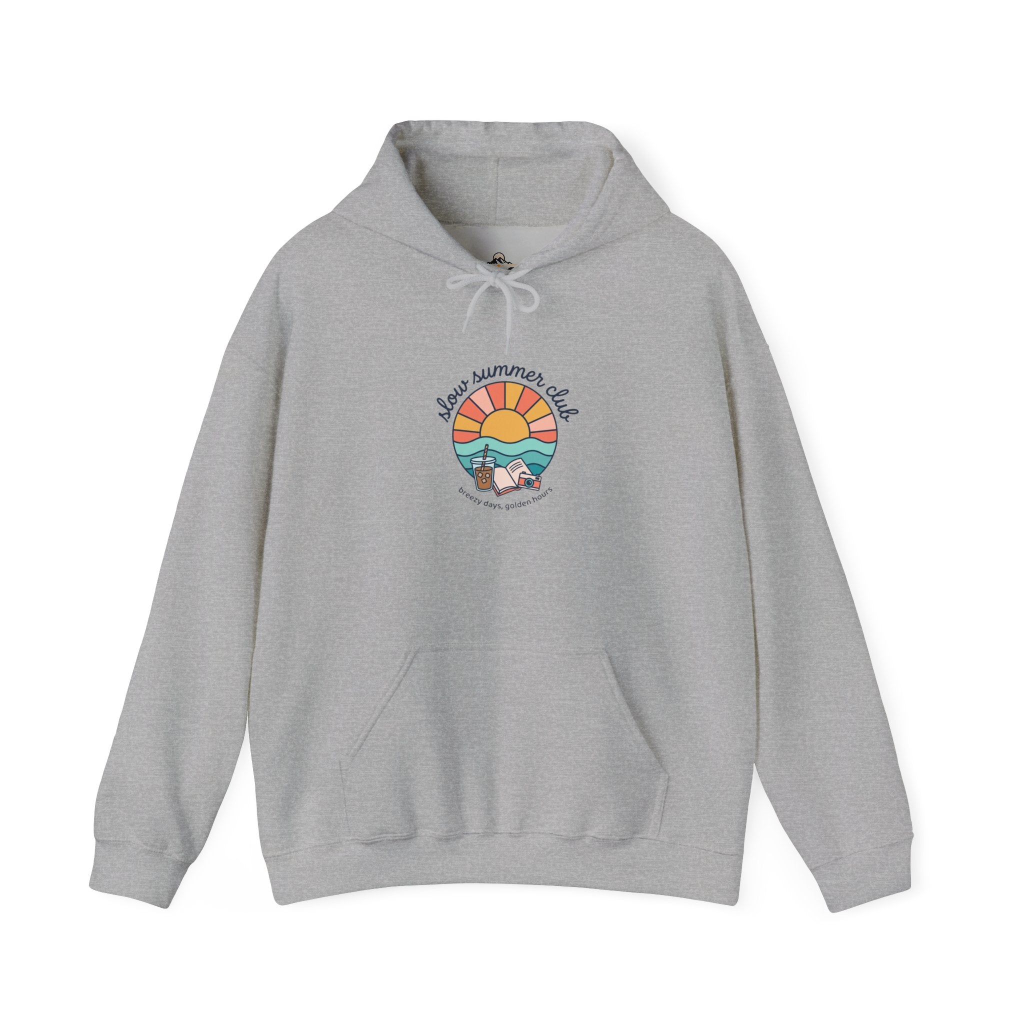 Sunny Retro Sunset Hoodie | summer aesthetic, coastal vibes