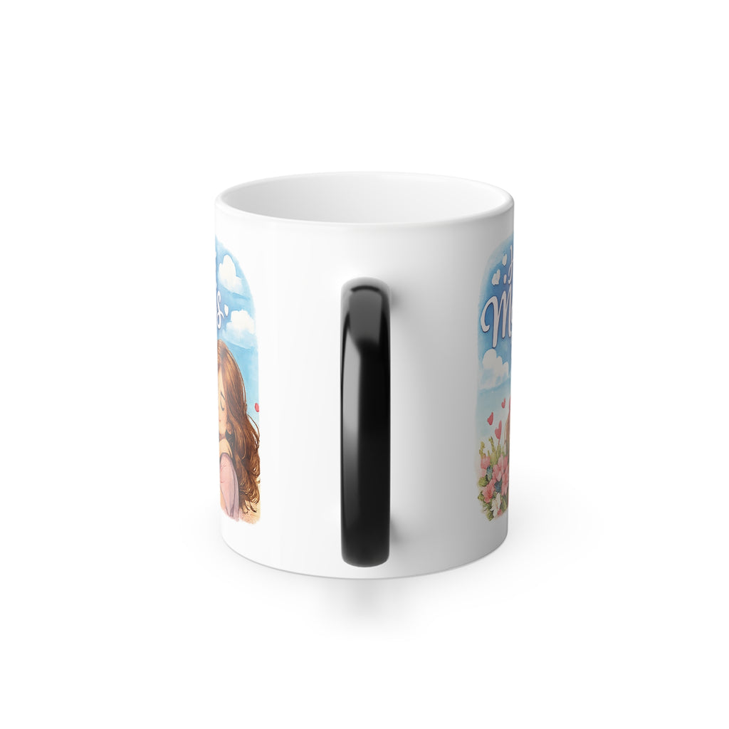 Color-Changing 'I Love You, Mom' Mug - 11oz Heat Reveal Gift