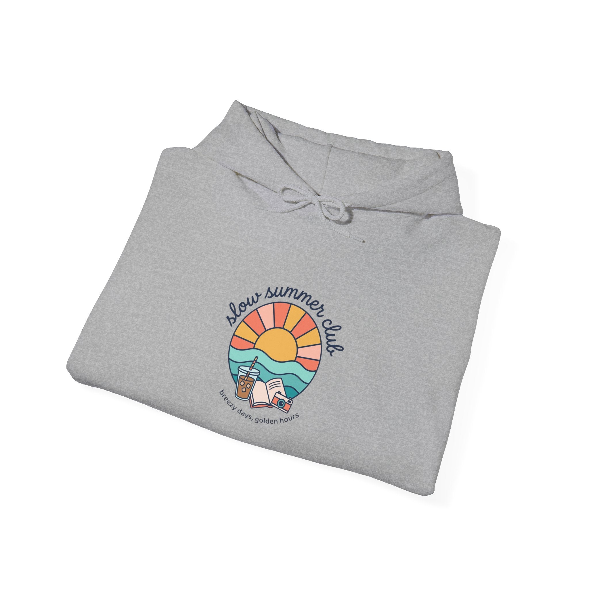 Sunny Retro Sunset Hoodie | summer aesthetic, coastal vibes