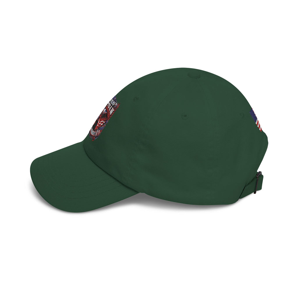 American Veteran Dad Cap - Patriotic Flag Embroidered Baseball Hat