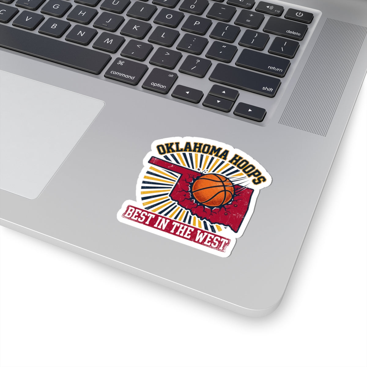 Oklahoma Hoops Kiss-Cut Stickers | Best in the West, Vintage Collegiate