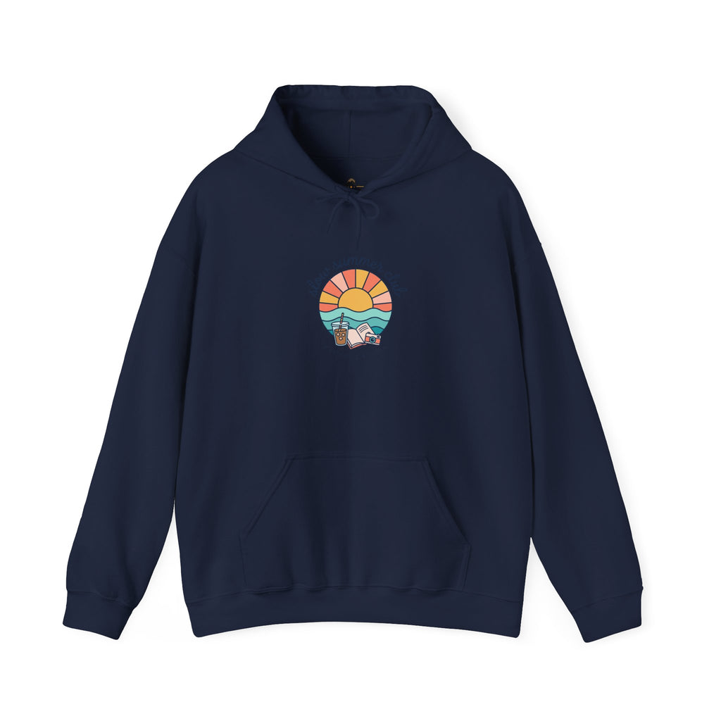 Sunny Retro Sunset Hoodie | summer aesthetic, coastal vibes