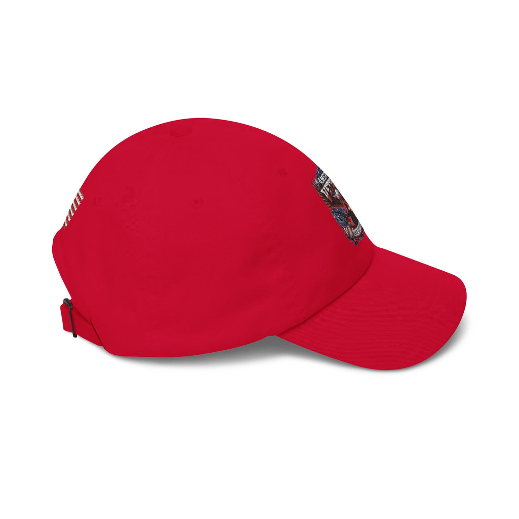 American Veteran Dad Cap - Patriotic Flag Embroidered Baseball Hat