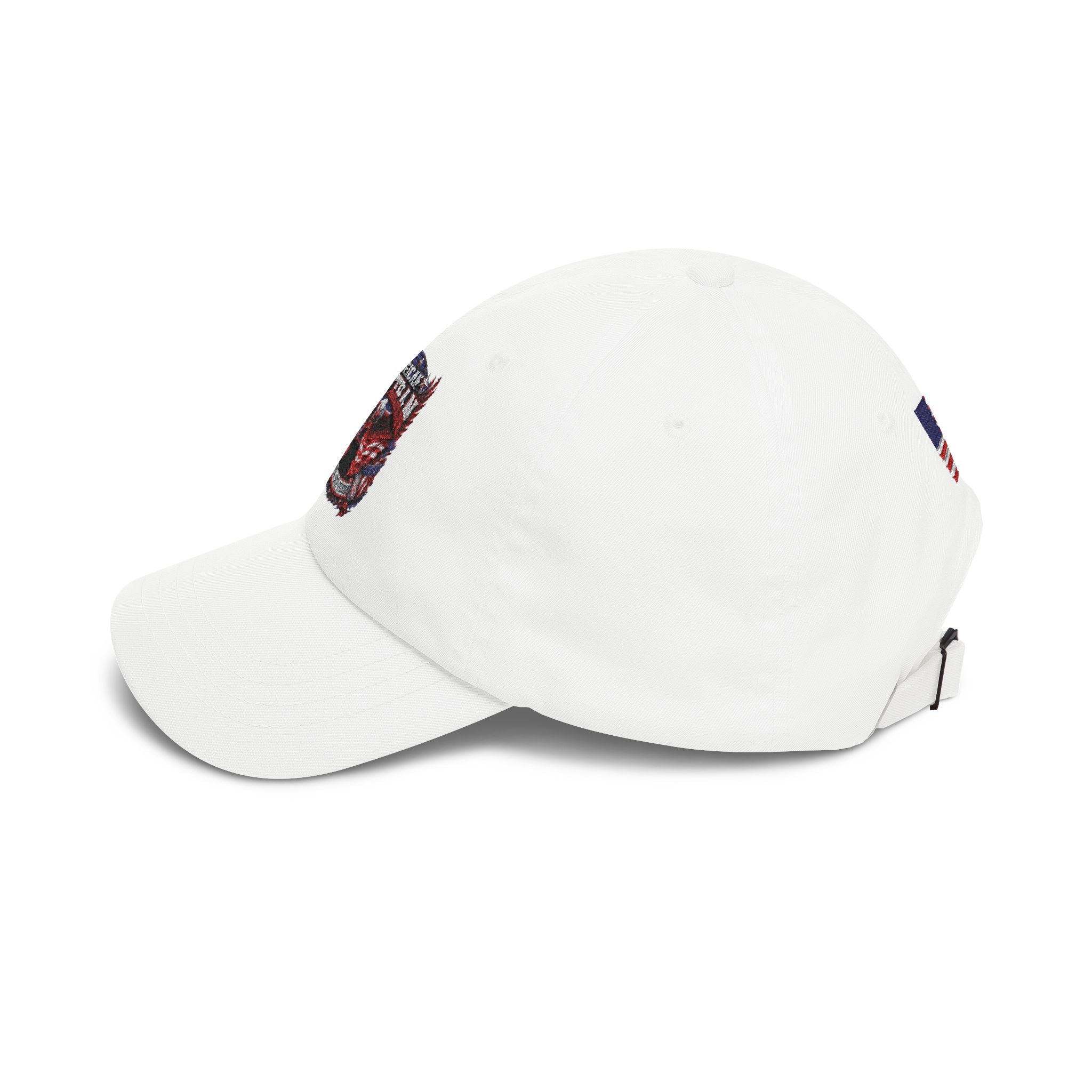 American Veteran Dad Cap - Patriotic Flag Embroidered Baseball Hat