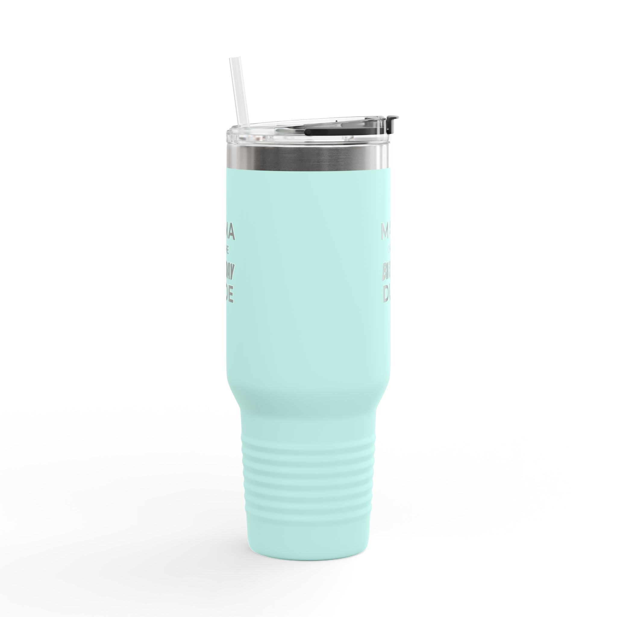 Mama of the Birthday Dude 40oz Insulated Travel Mug