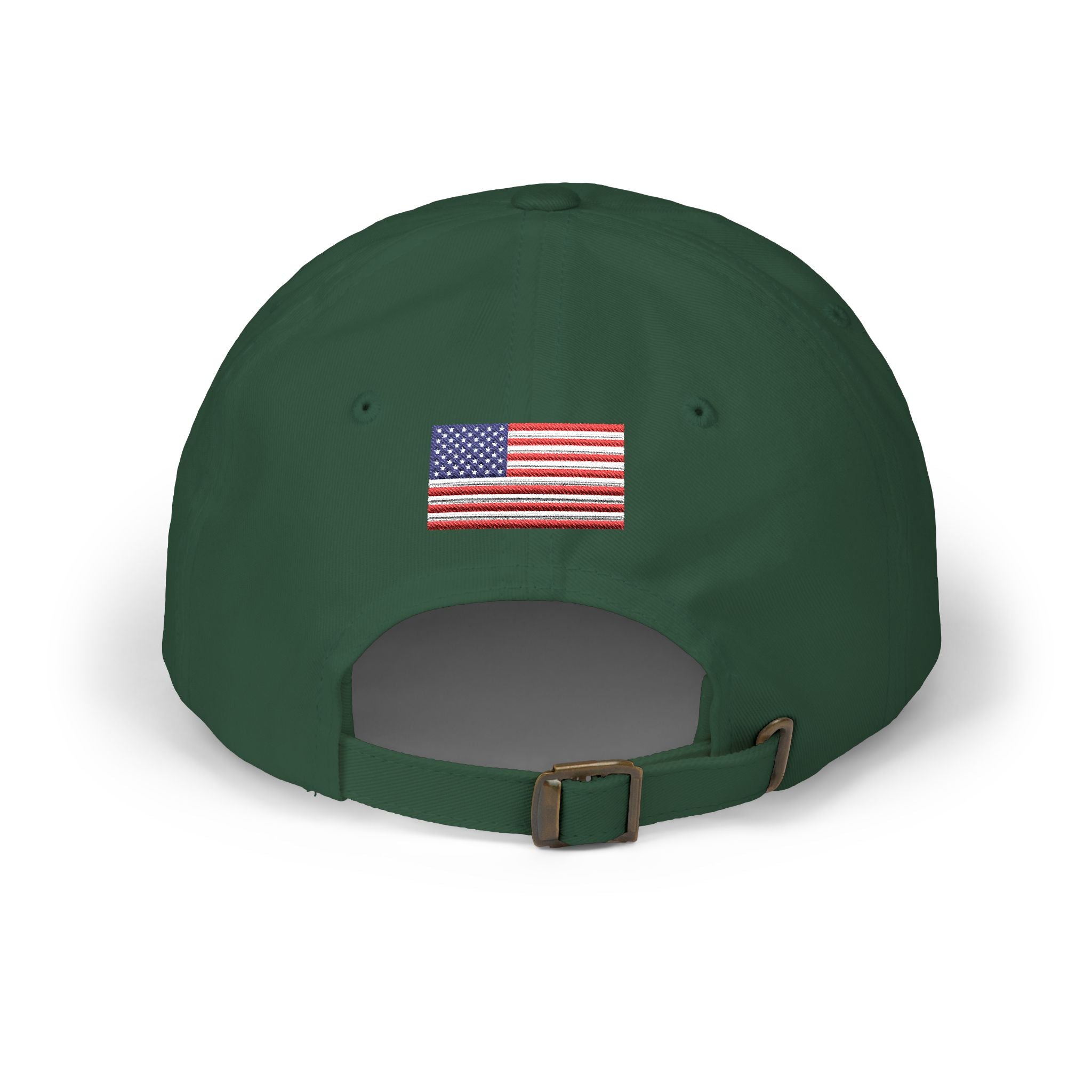 American Veteran Dad Cap - Patriotic Flag Embroidered Baseball Hat