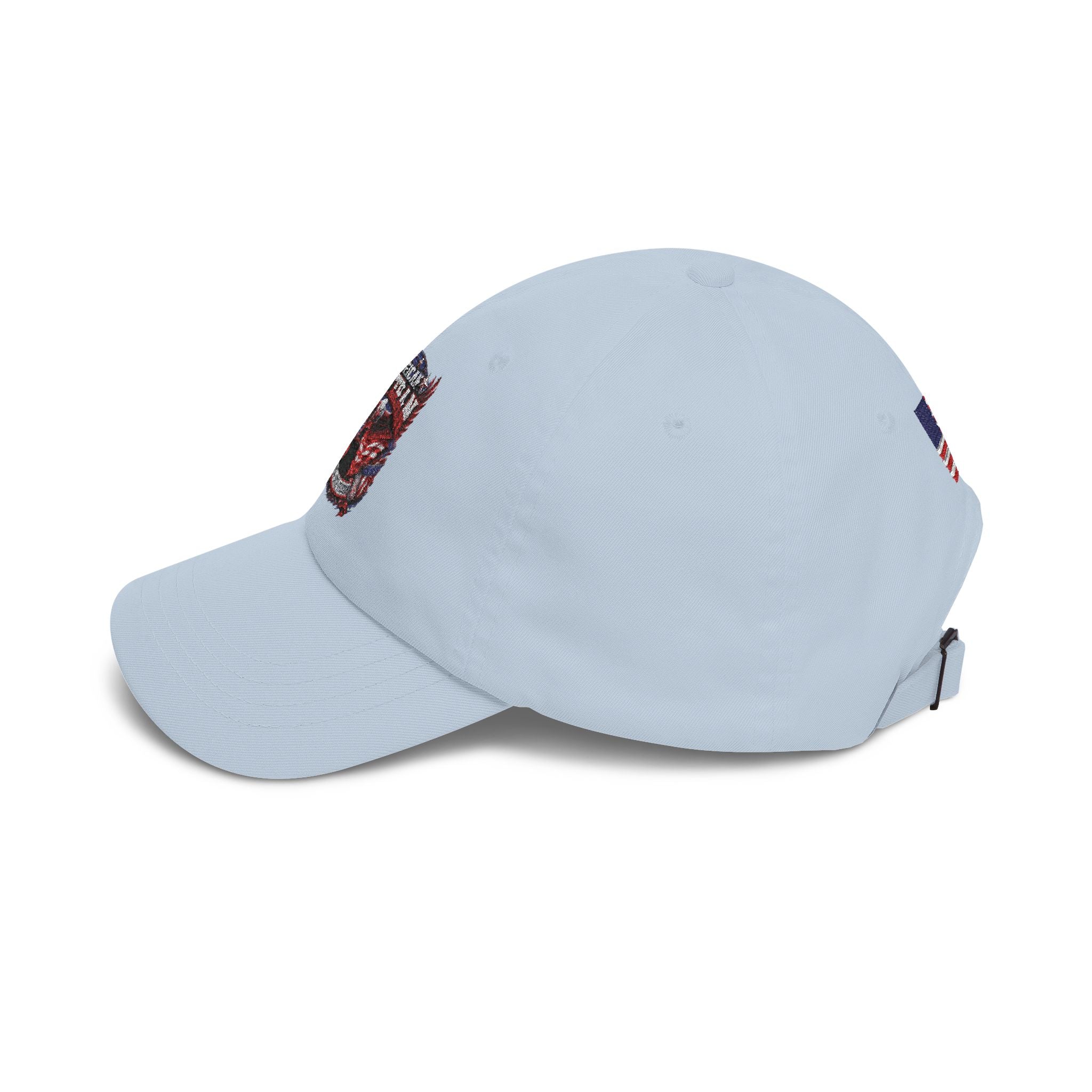American Veteran Dad Cap - Patriotic Flag Embroidered Baseball Hat