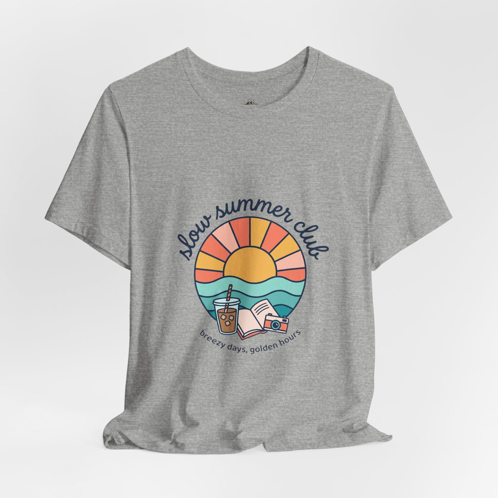 Sunny Summer Club Tee | summer aesthetic, coastal vibes, retro pastel