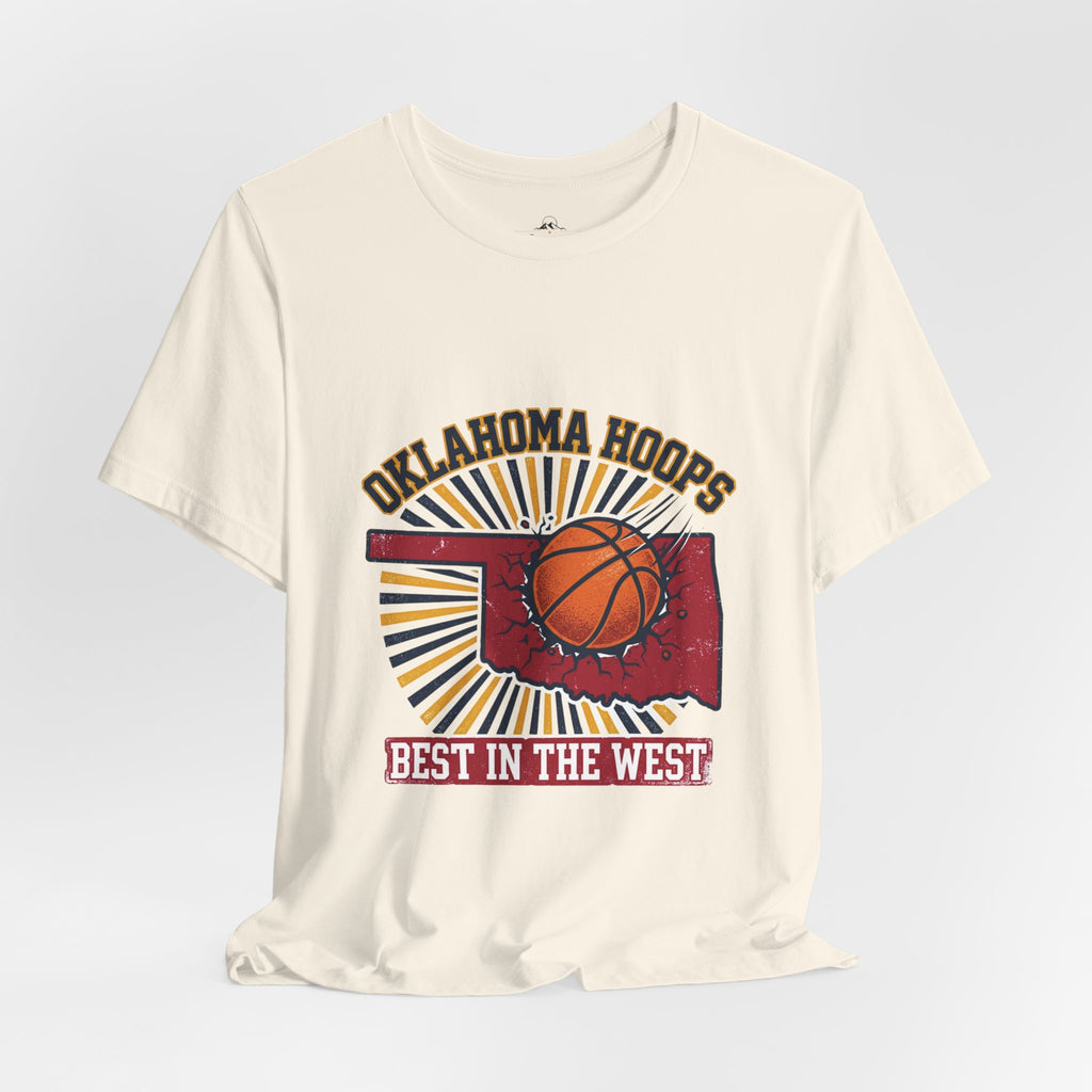 Oklahoma Hoops 'Best in the West' T-Shirt | OKC pride, vintage collegiate hoops