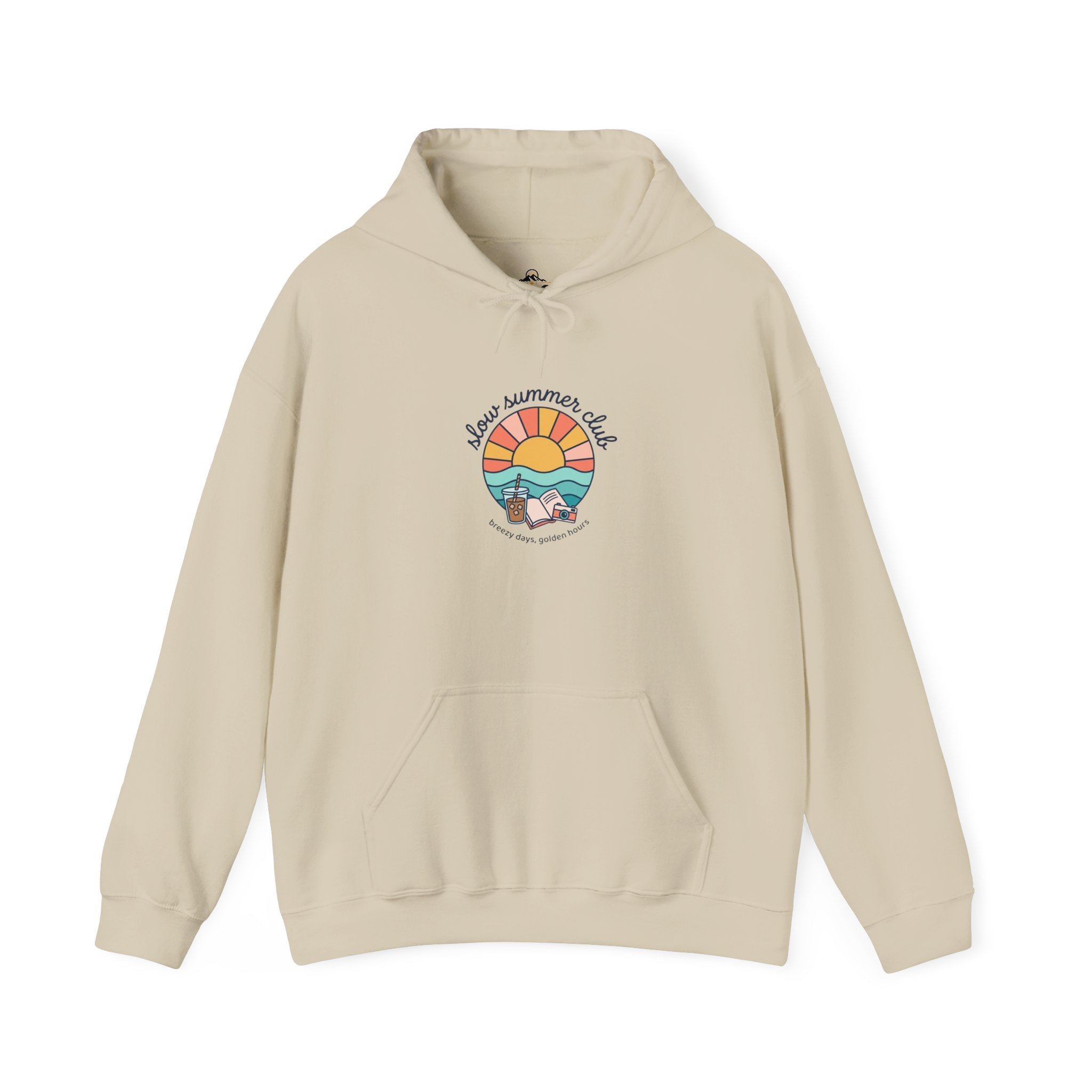 Sunny Retro Sunset Hoodie | summer aesthetic, coastal vibes