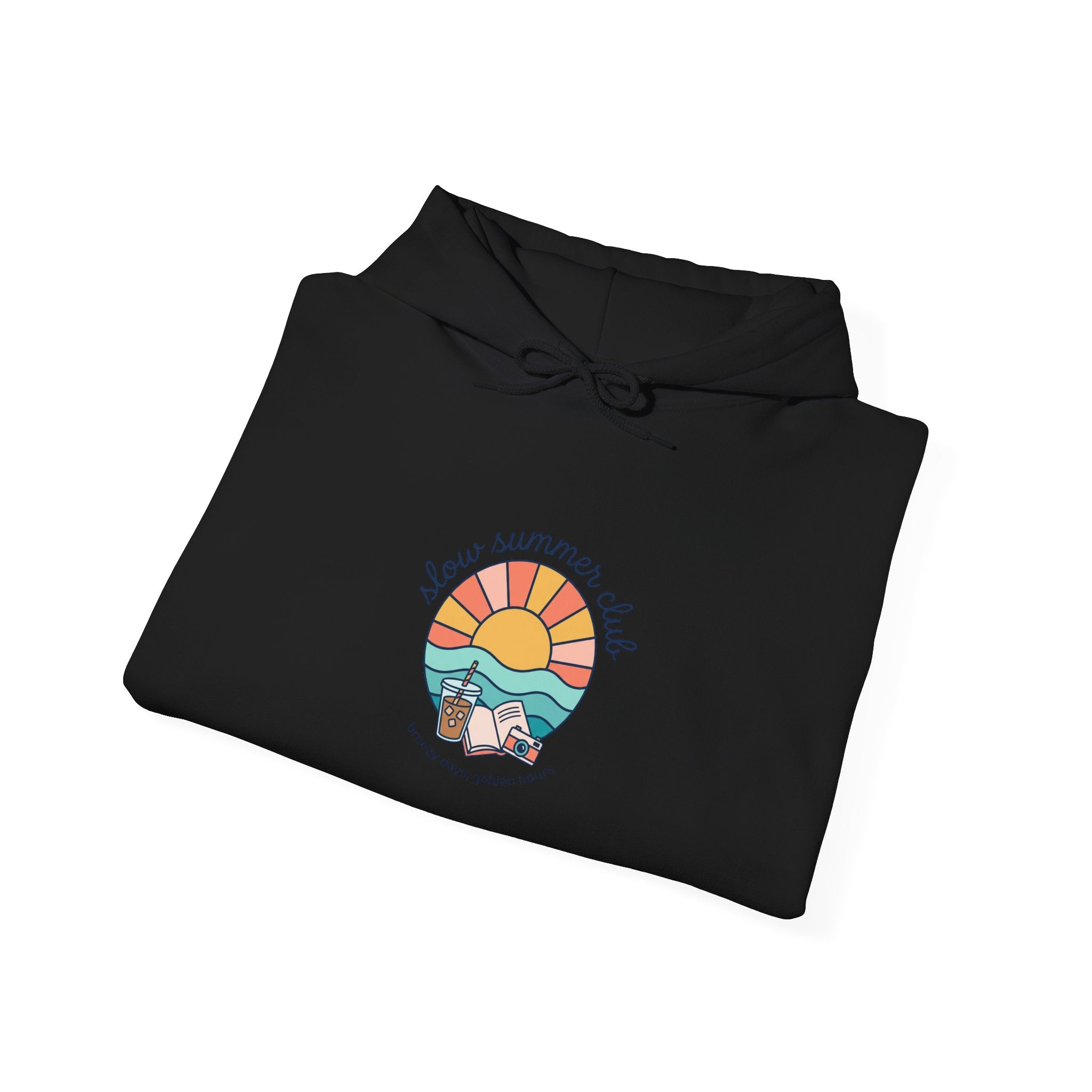 Sunny Retro Sunset Hoodie | summer aesthetic, coastal vibes