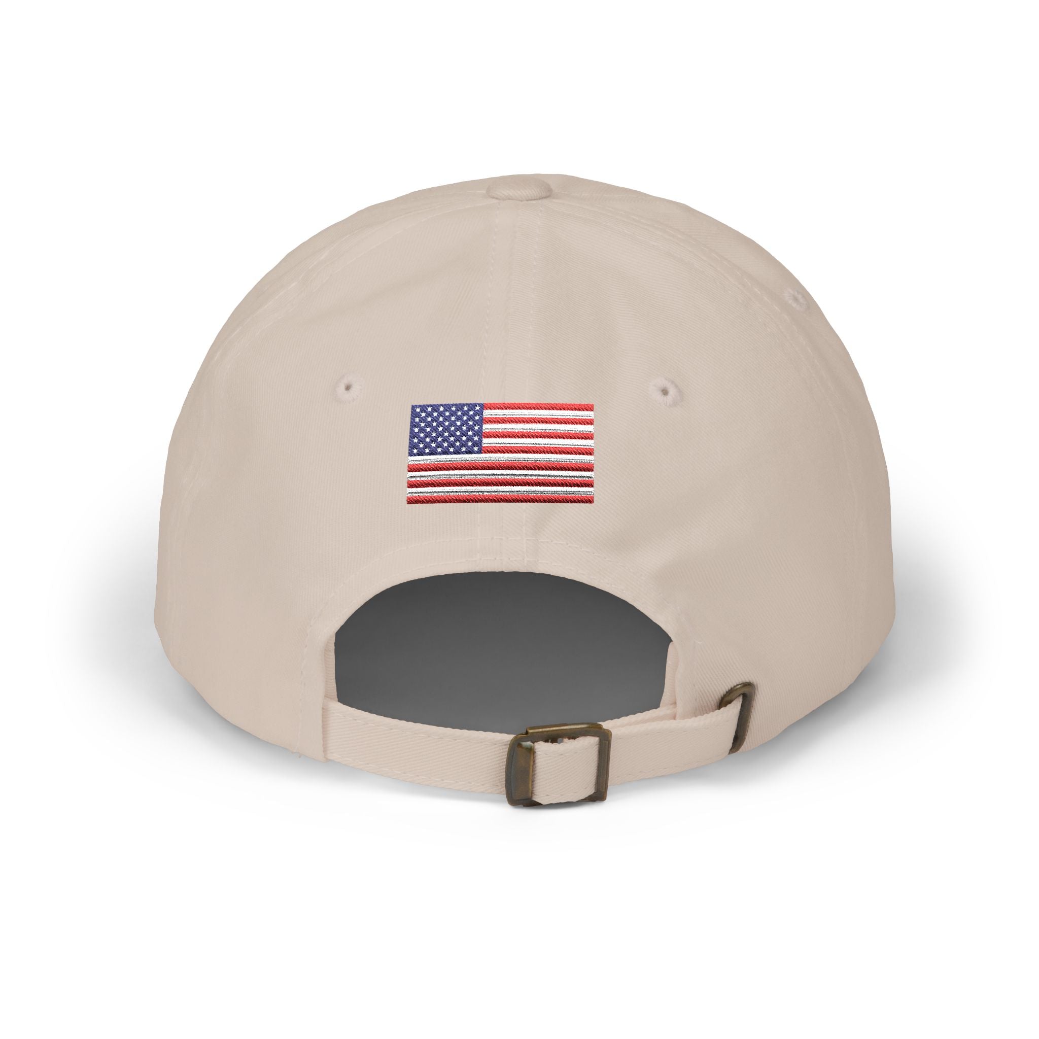 American Veteran Dad Cap - Patriotic Flag Embroidered Baseball Hat