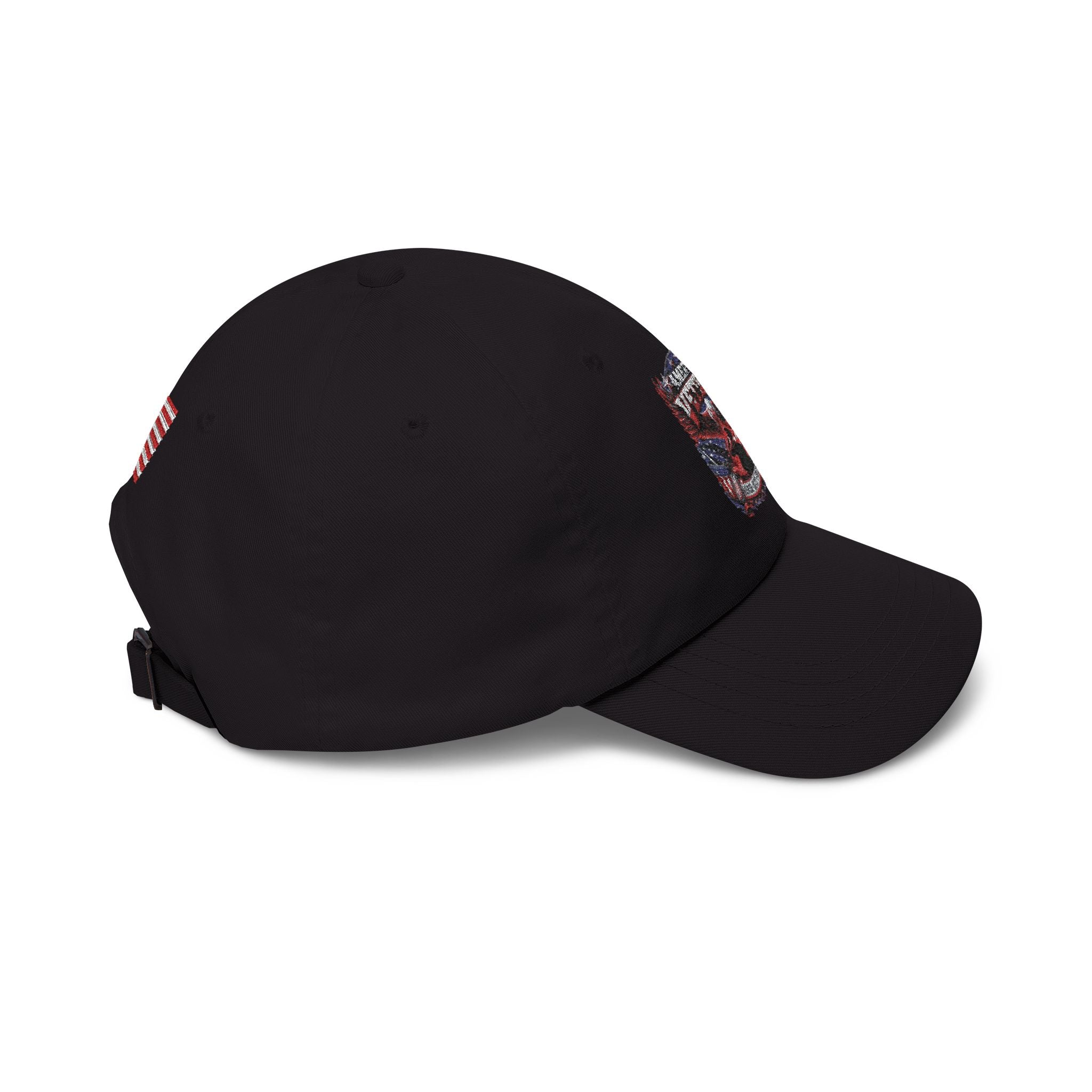 American Veteran Dad Cap - Patriotic Flag Embroidered Baseball Hat