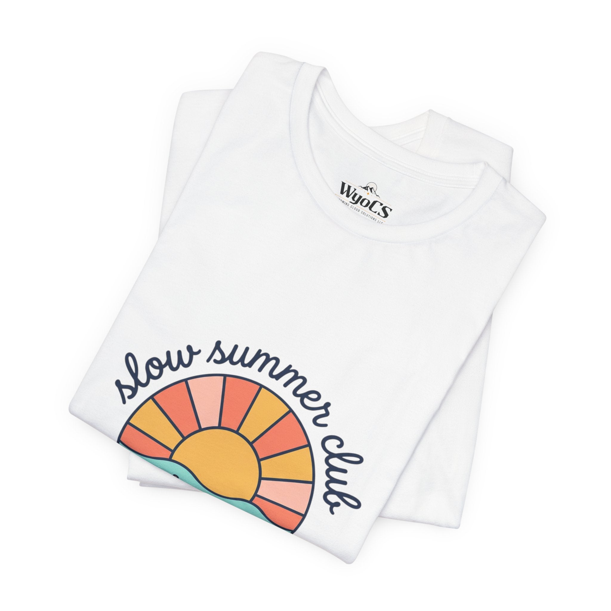 Sunny Summer Club Tee | summer aesthetic, coastal vibes, retro pastel