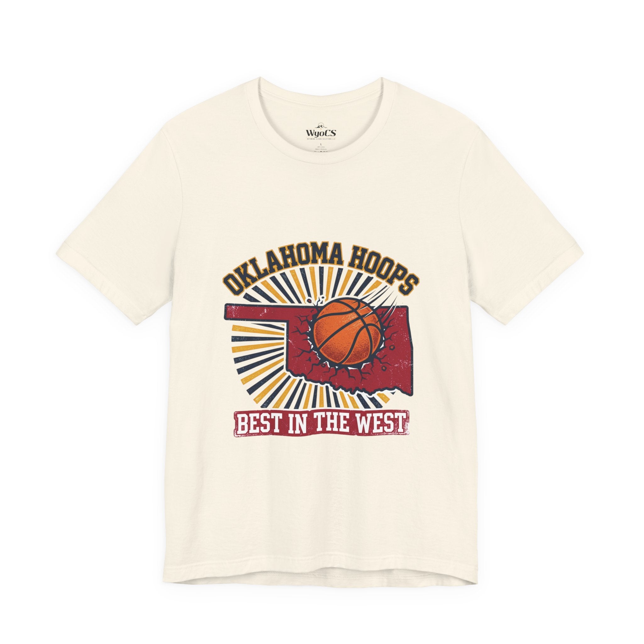 Oklahoma Hoops 'Best in the West' T-Shirt | OKC pride, vintage collegiate hoops