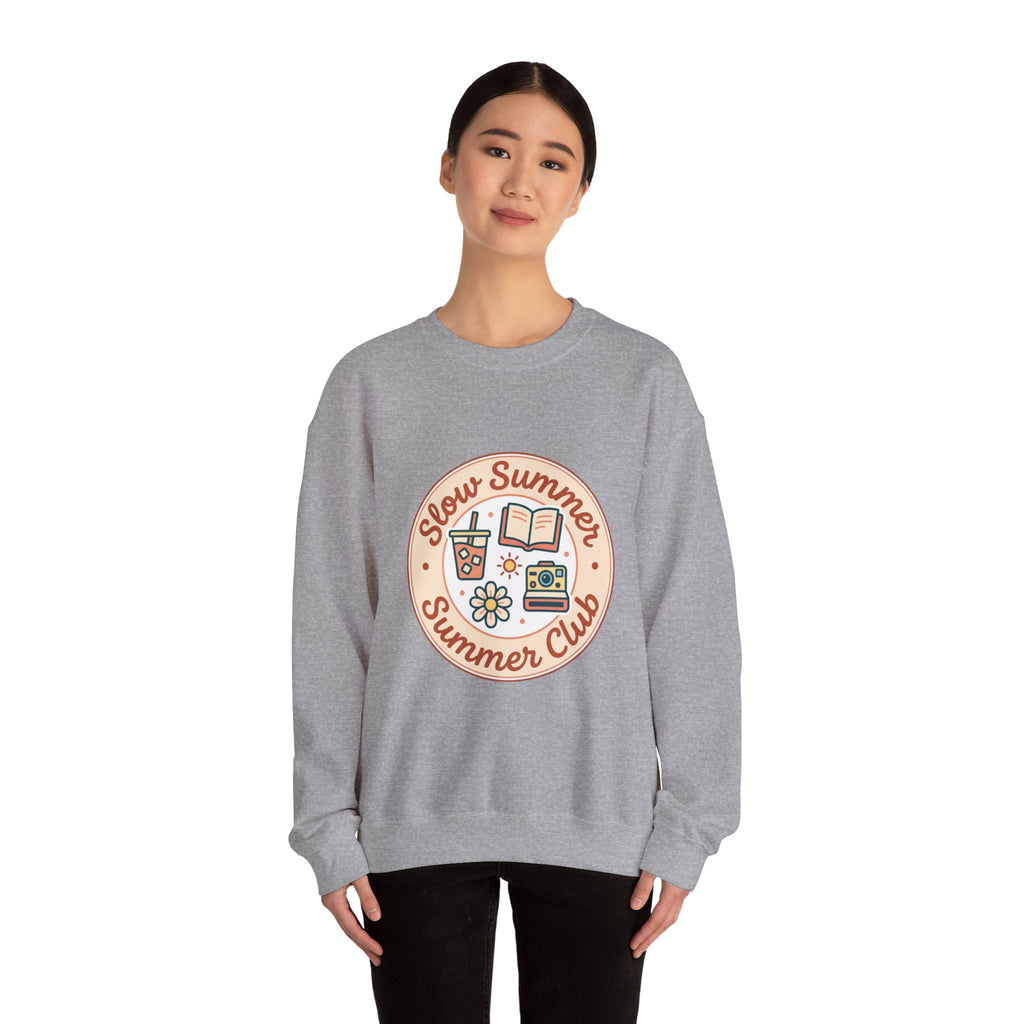 Slow Summer Club Sweatshirt | summer aesthetic, pastel coastal vibes