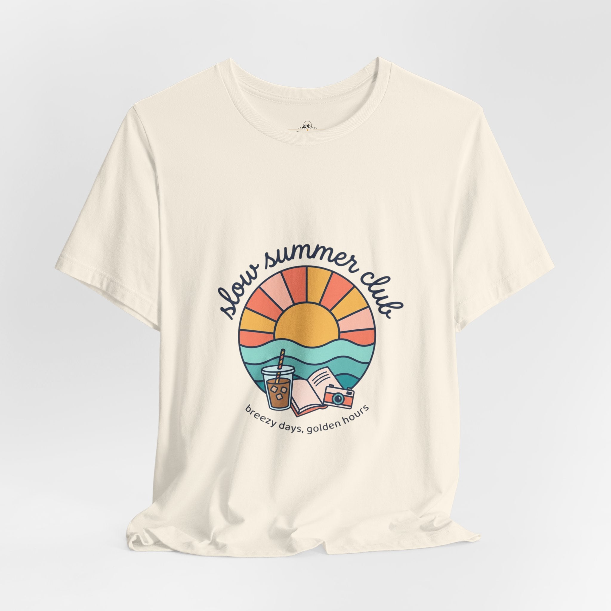 Sunny Summer Club Tee | summer aesthetic, coastal vibes, retro pastel