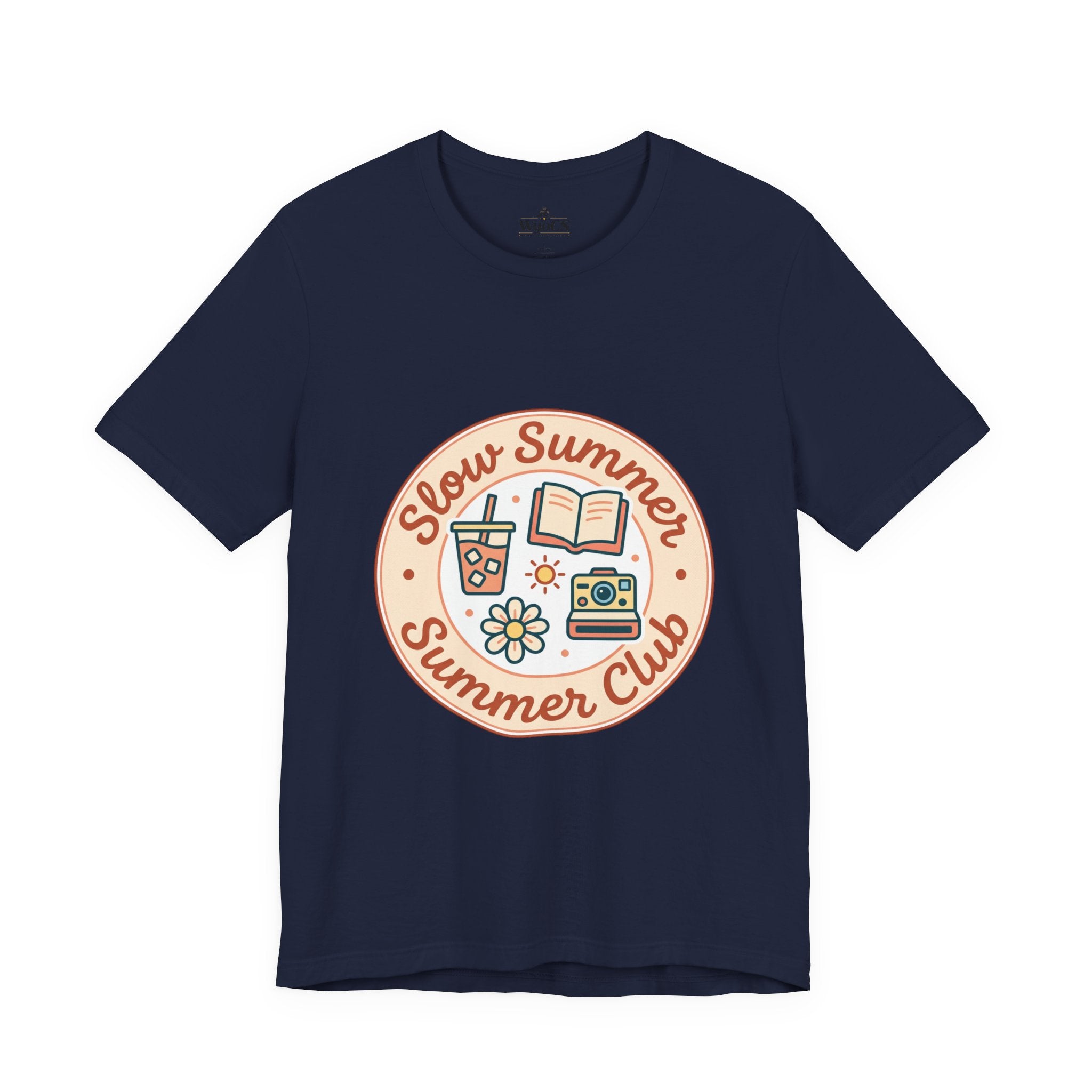 Slow Summer Club T-Shirt | summer aesthetic, pastel coastal vibes