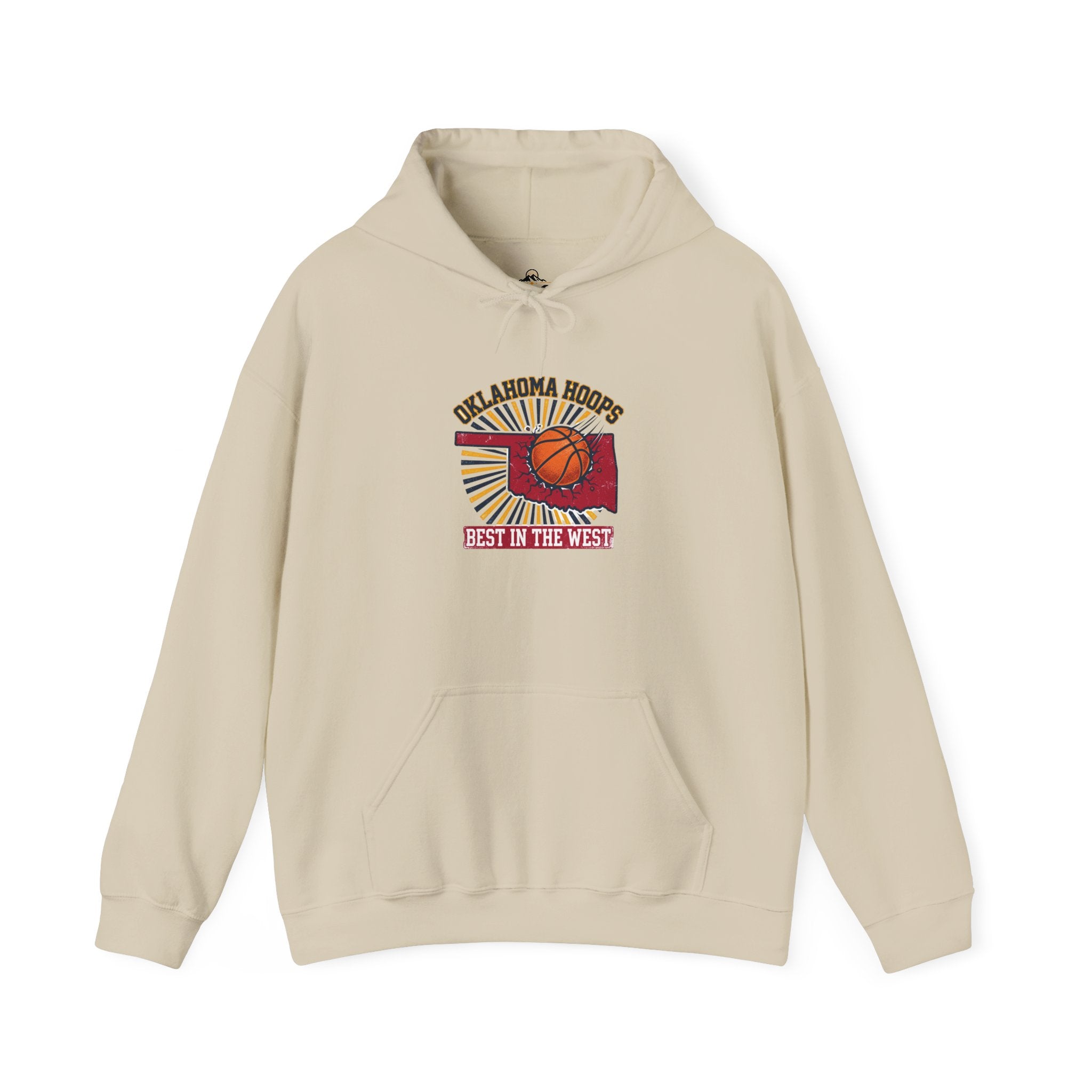 Oklahoma Hoops Hoodie | Oklahoma Basketball, Best in the West, Vintage Distressed