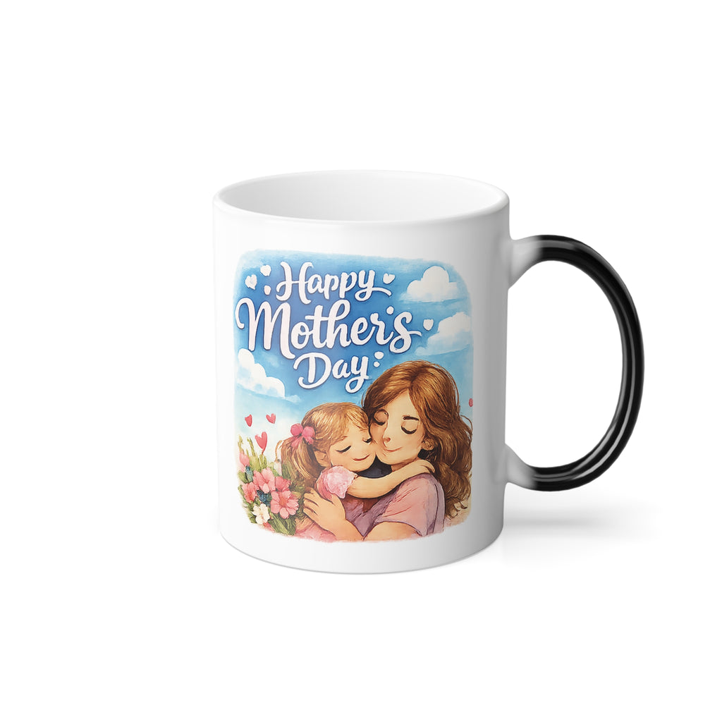 Color-Changing 'I Love You, Mom' Mug - 11oz Heat Reveal Gift