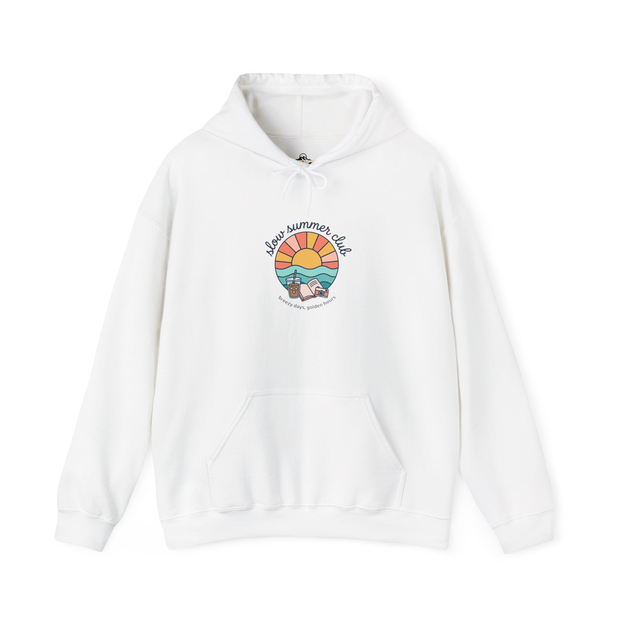 Sunny Retro Sunset Hoodie | summer aesthetic, coastal vibes