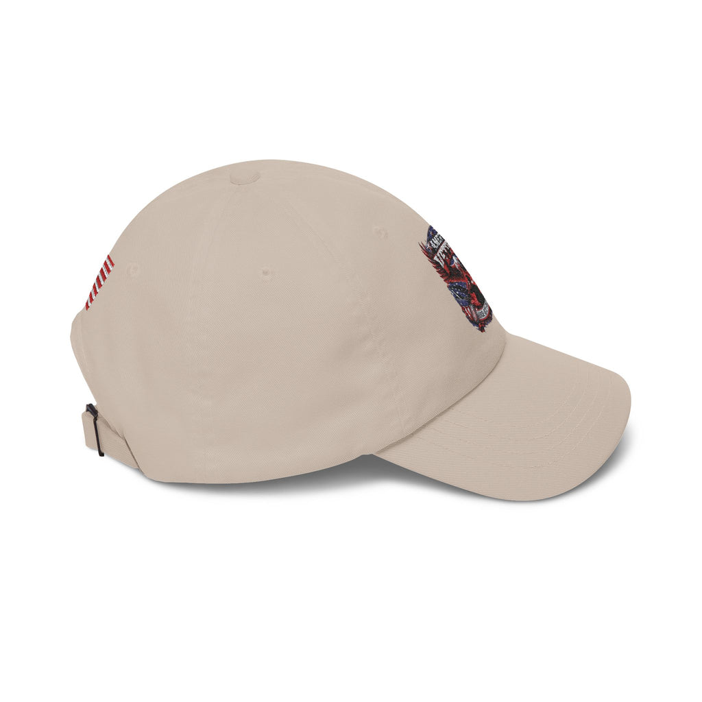 American Veteran Dad Cap - Patriotic Flag Embroidered Baseball Hat