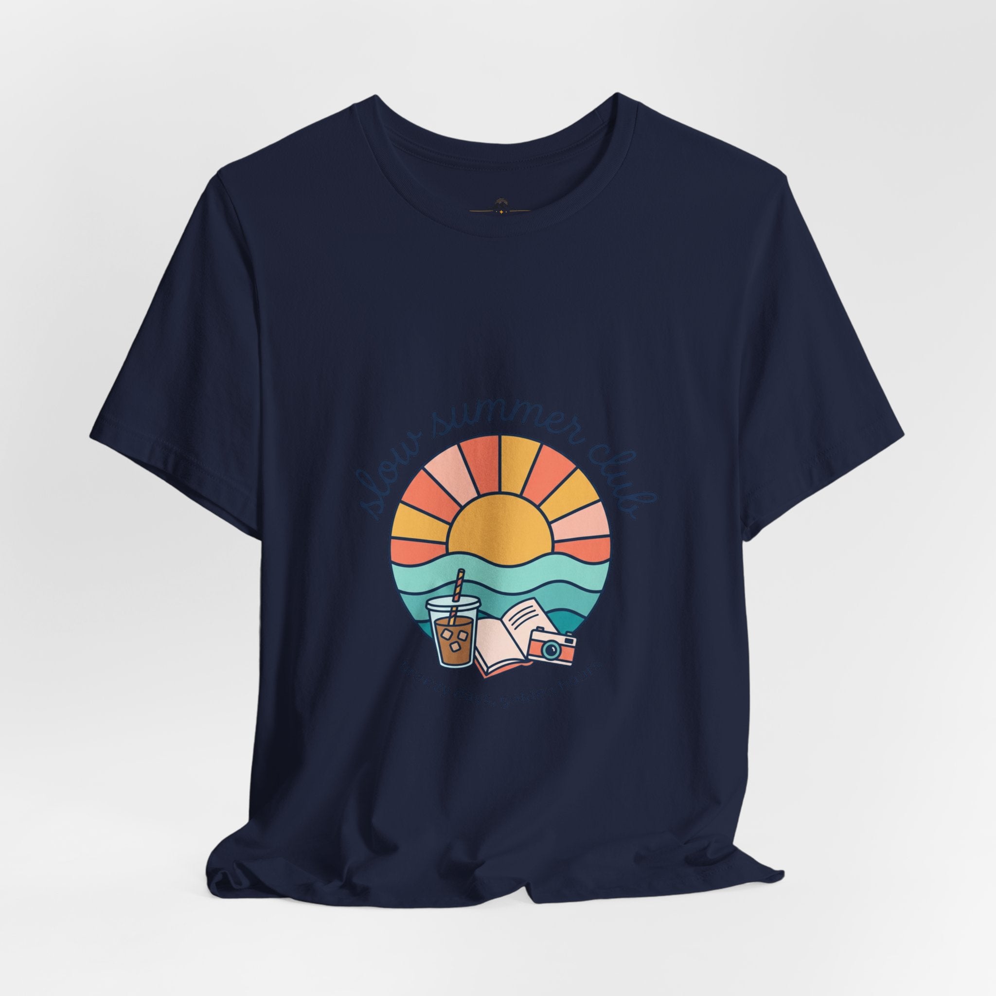 Sunny Summer Club Tee | summer aesthetic, coastal vibes, retro pastel