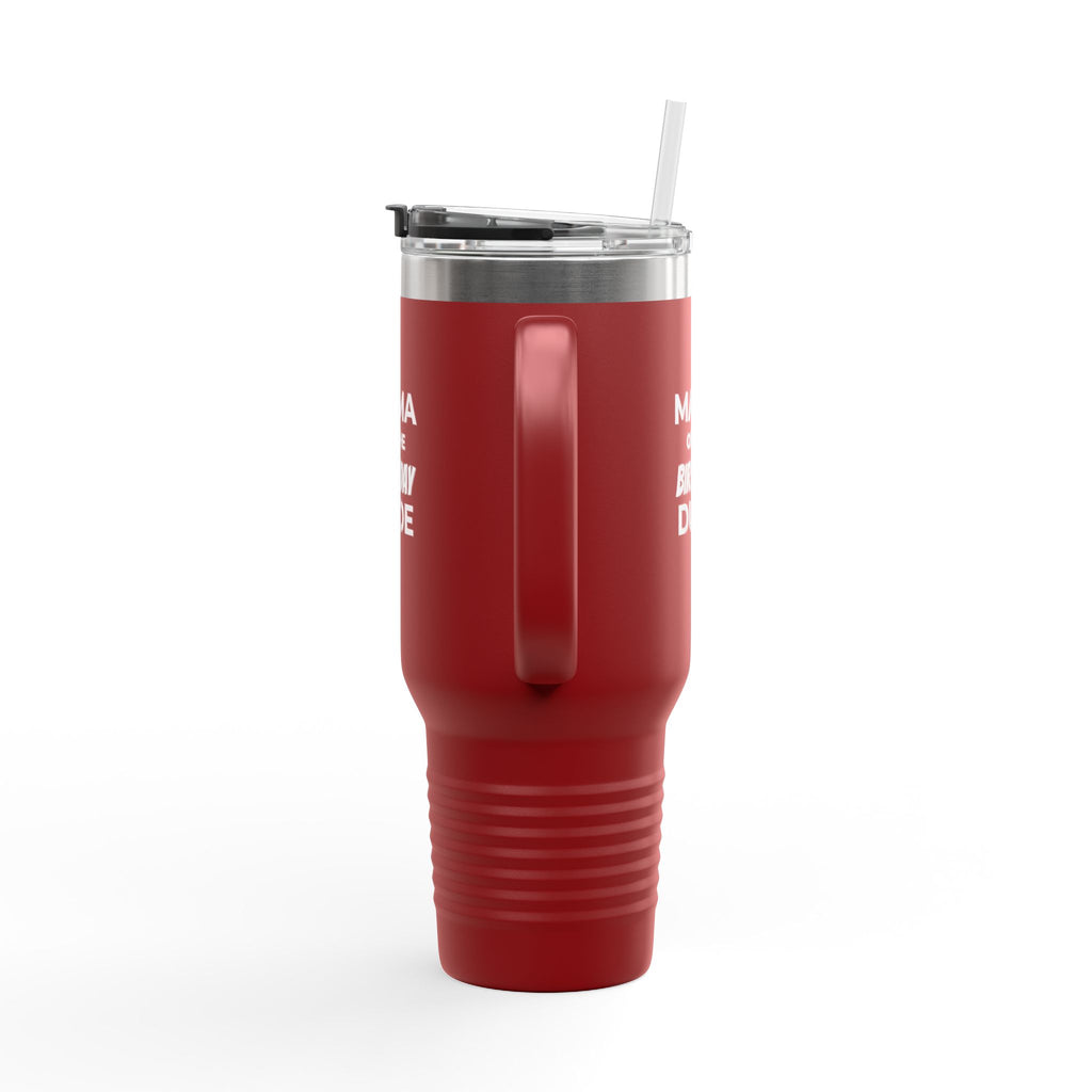 Mama of the Birthday Dude 40oz Insulated Travel Mug