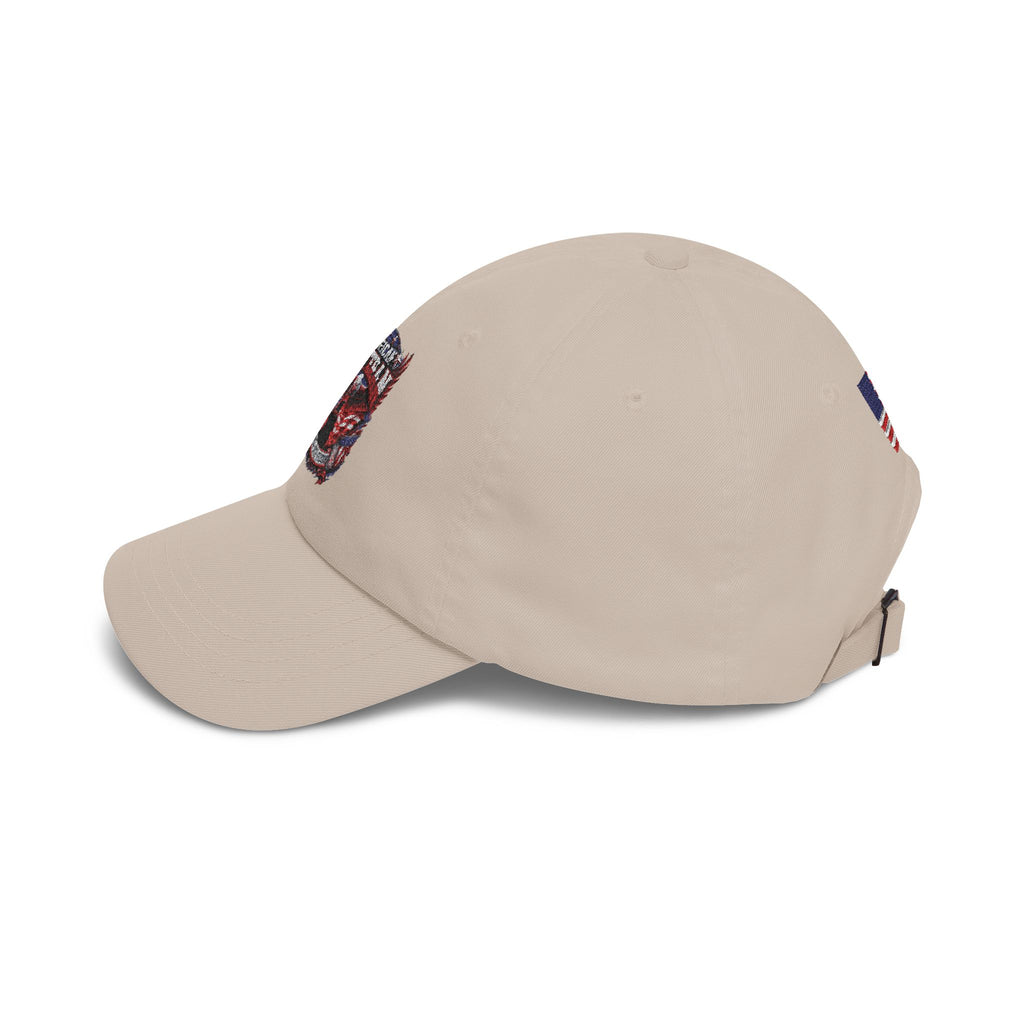 American Veteran Dad Cap - Patriotic Flag Embroidered Baseball Hat