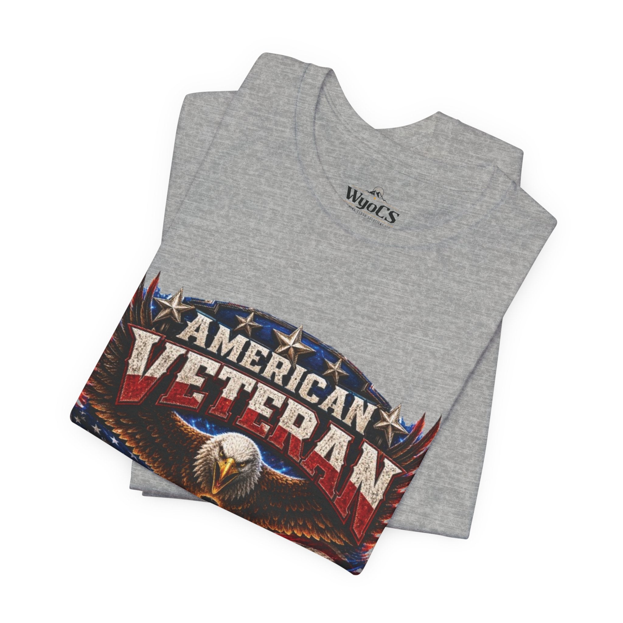 American Veteran T-Shirt - Honor Duty Freedom Patriotic Tee