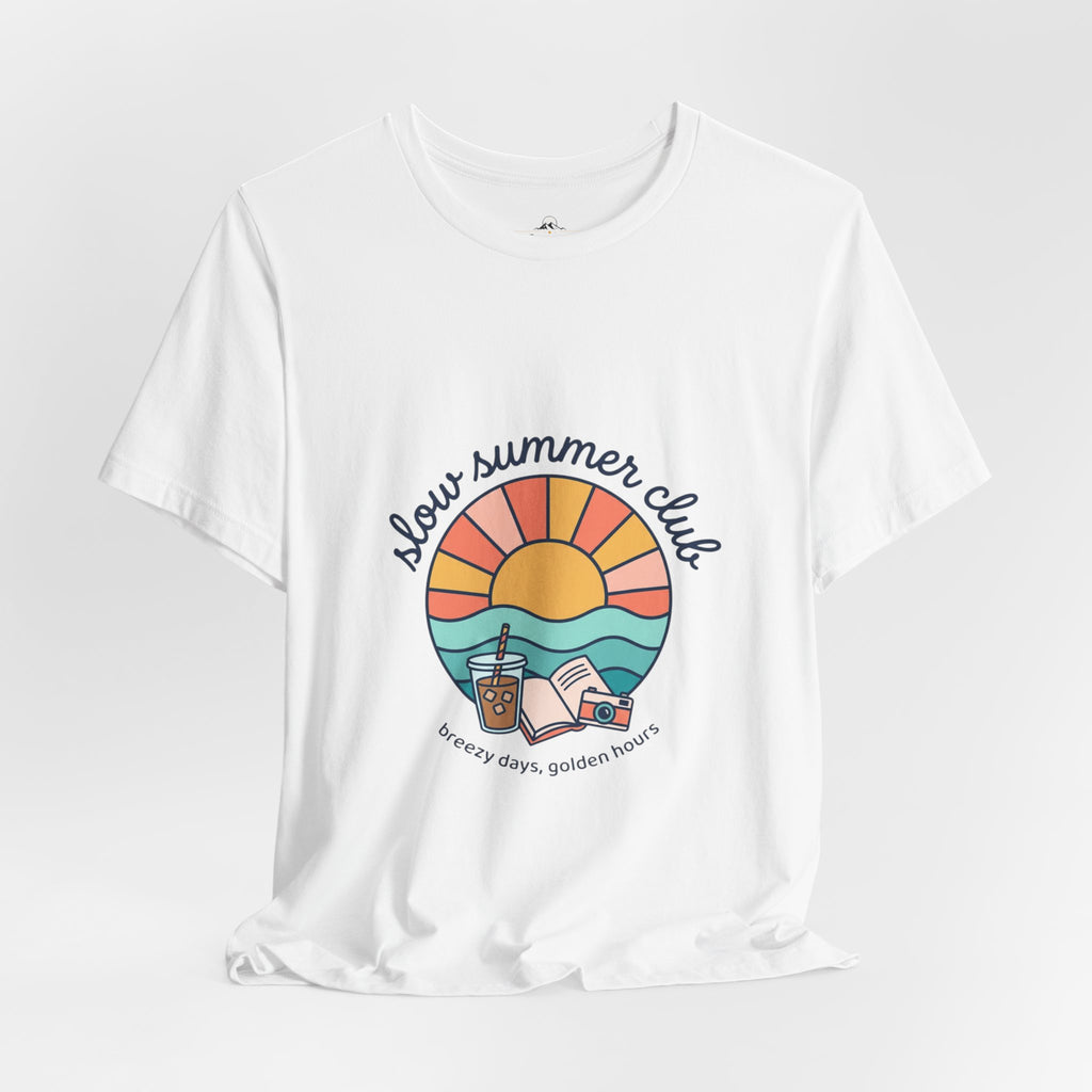 Sunny Summer Club Tee | summer aesthetic, coastal vibes, retro pastel