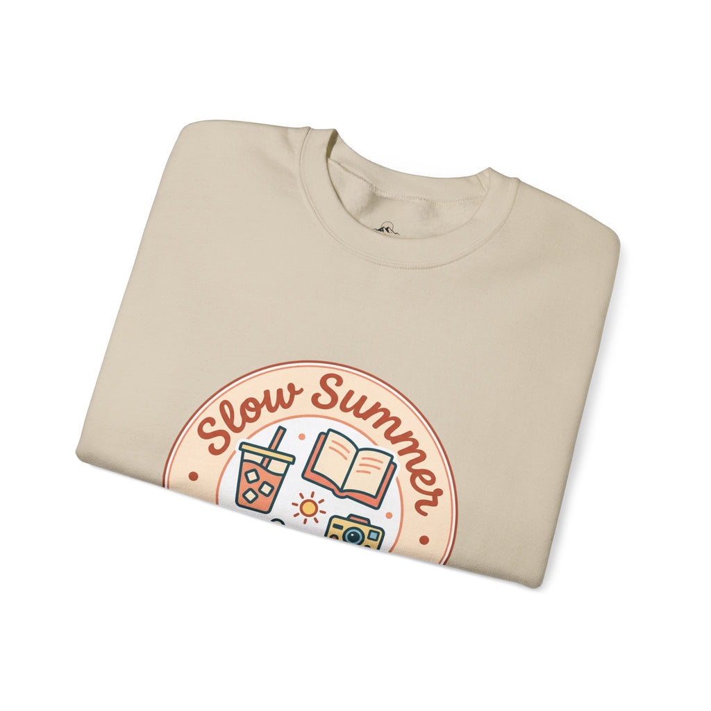 Slow Summer Club Sweatshirt | summer aesthetic, pastel coastal vibes