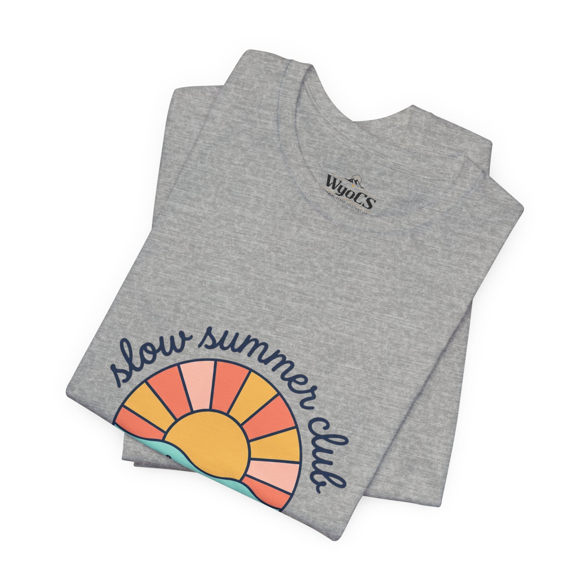 Sunny Summer Club Tee | summer aesthetic, coastal vibes, retro pastel
