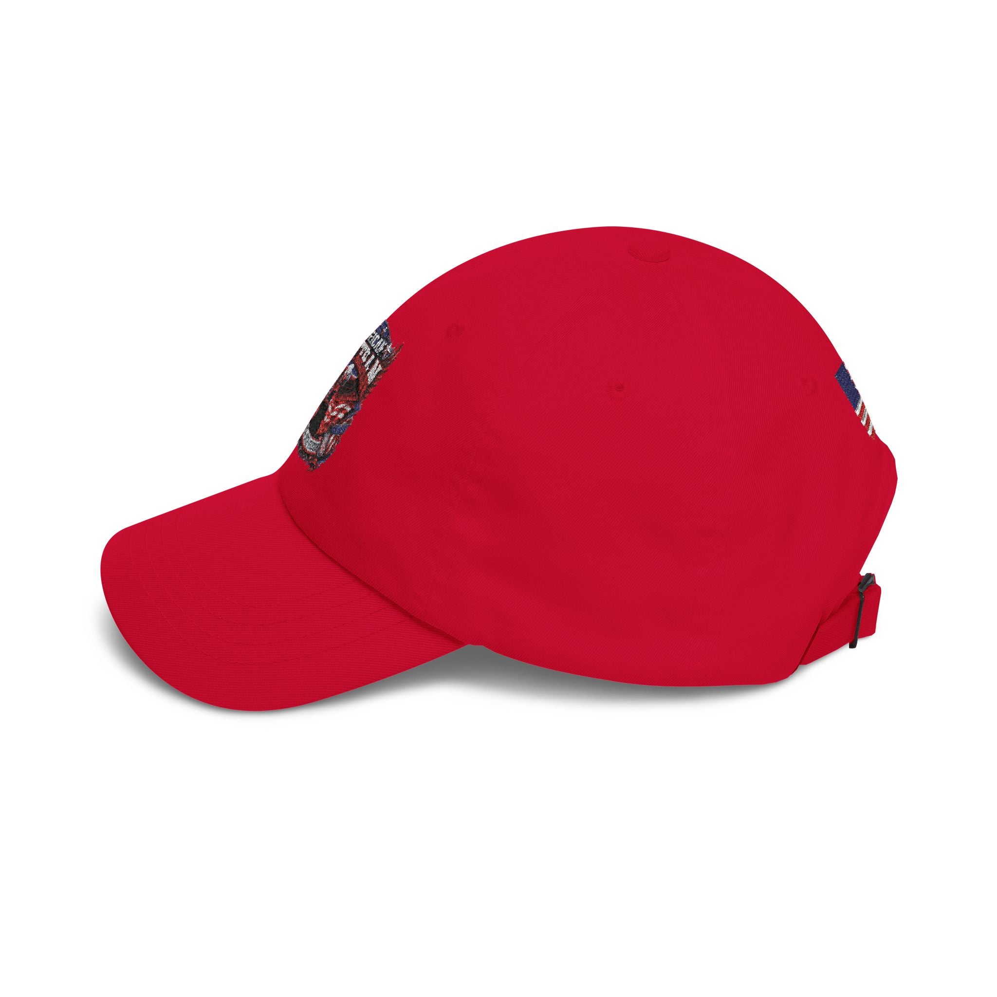 American Veteran Dad Cap - Patriotic Flag Embroidered Baseball Hat