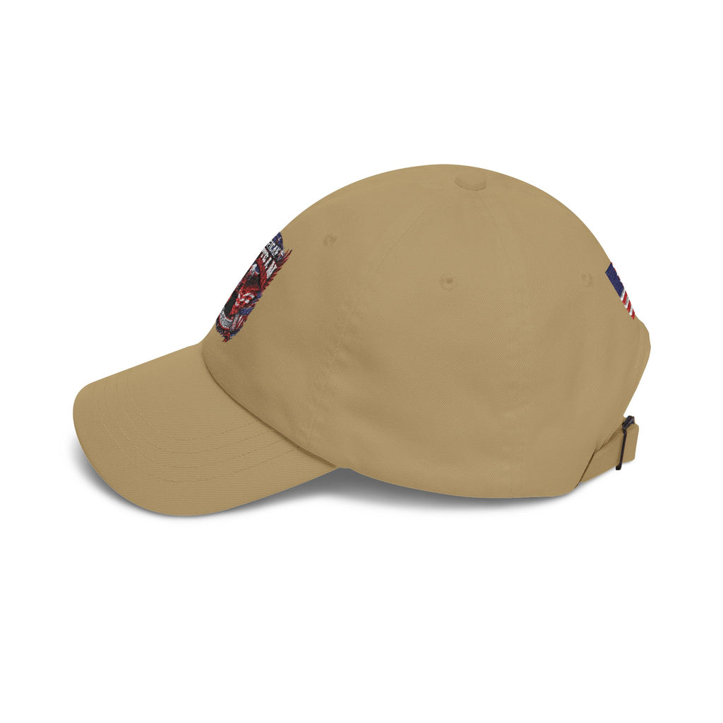 American Veteran Dad Cap - Patriotic Flag Embroidered Baseball Hat