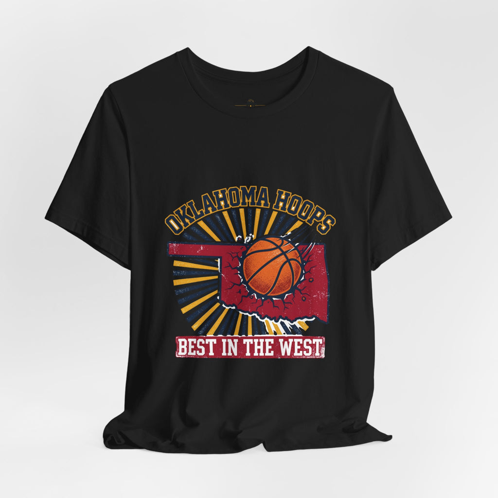 Oklahoma Hoops 'Best in the West' T-Shirt | OKC pride, vintage collegiate hoops