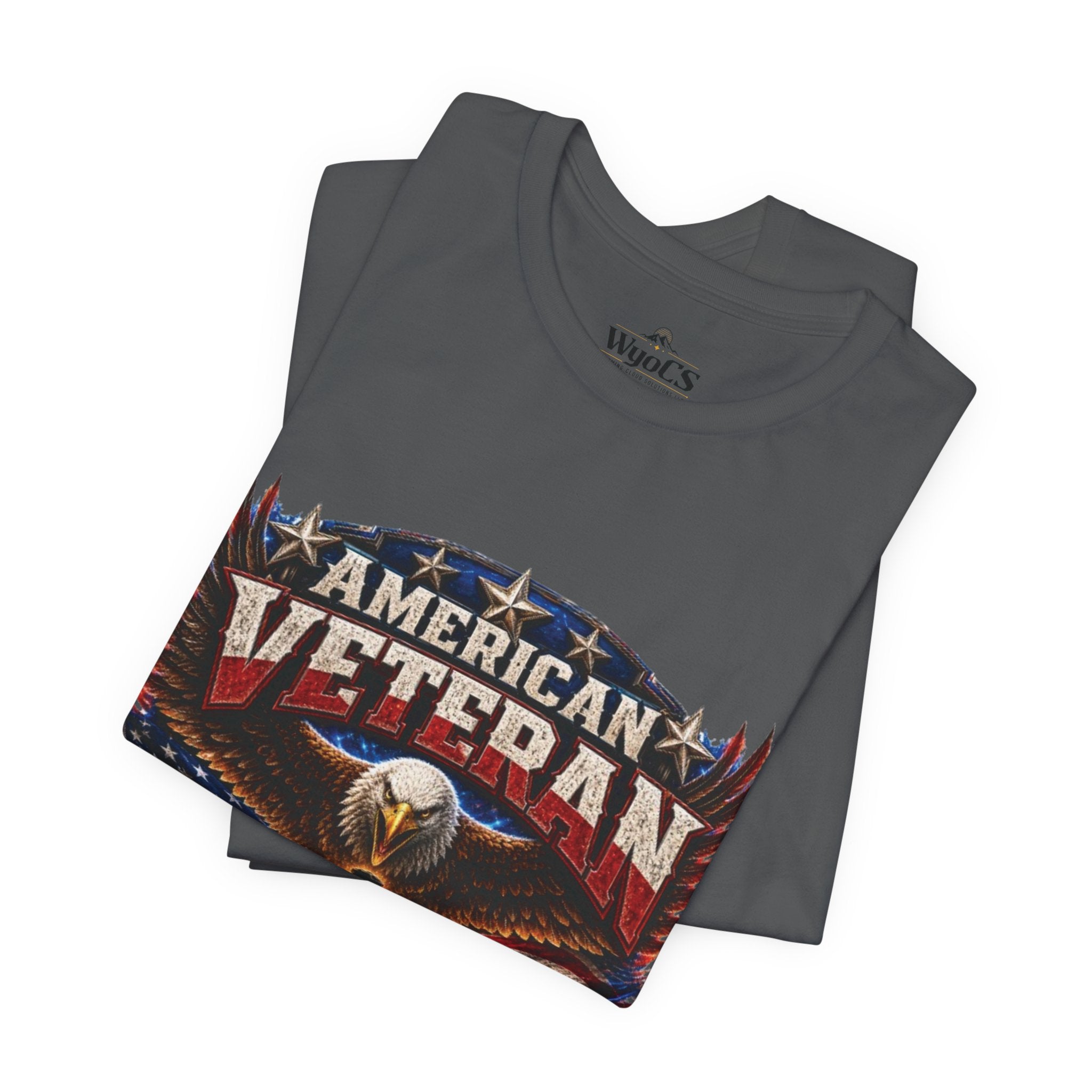 American Veteran T-Shirt - Honor Duty Freedom Patriotic Tee