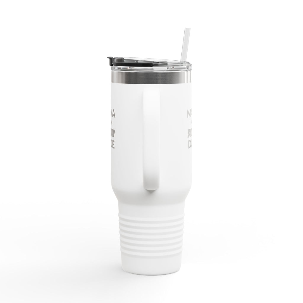Mama of the Birthday Dude 40oz Insulated Travel Mug