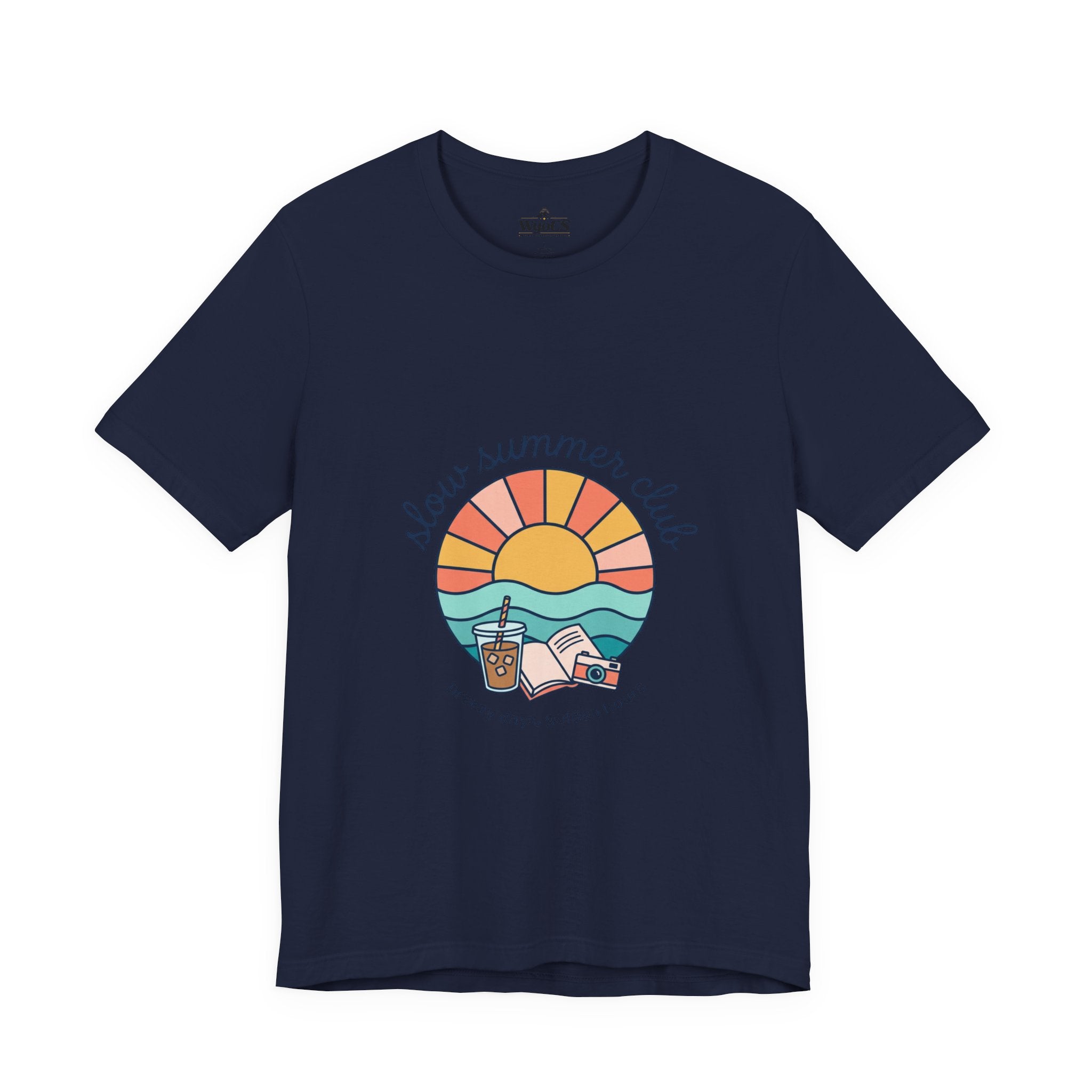 Sunny Summer Club Tee | summer aesthetic, coastal vibes, retro pastel